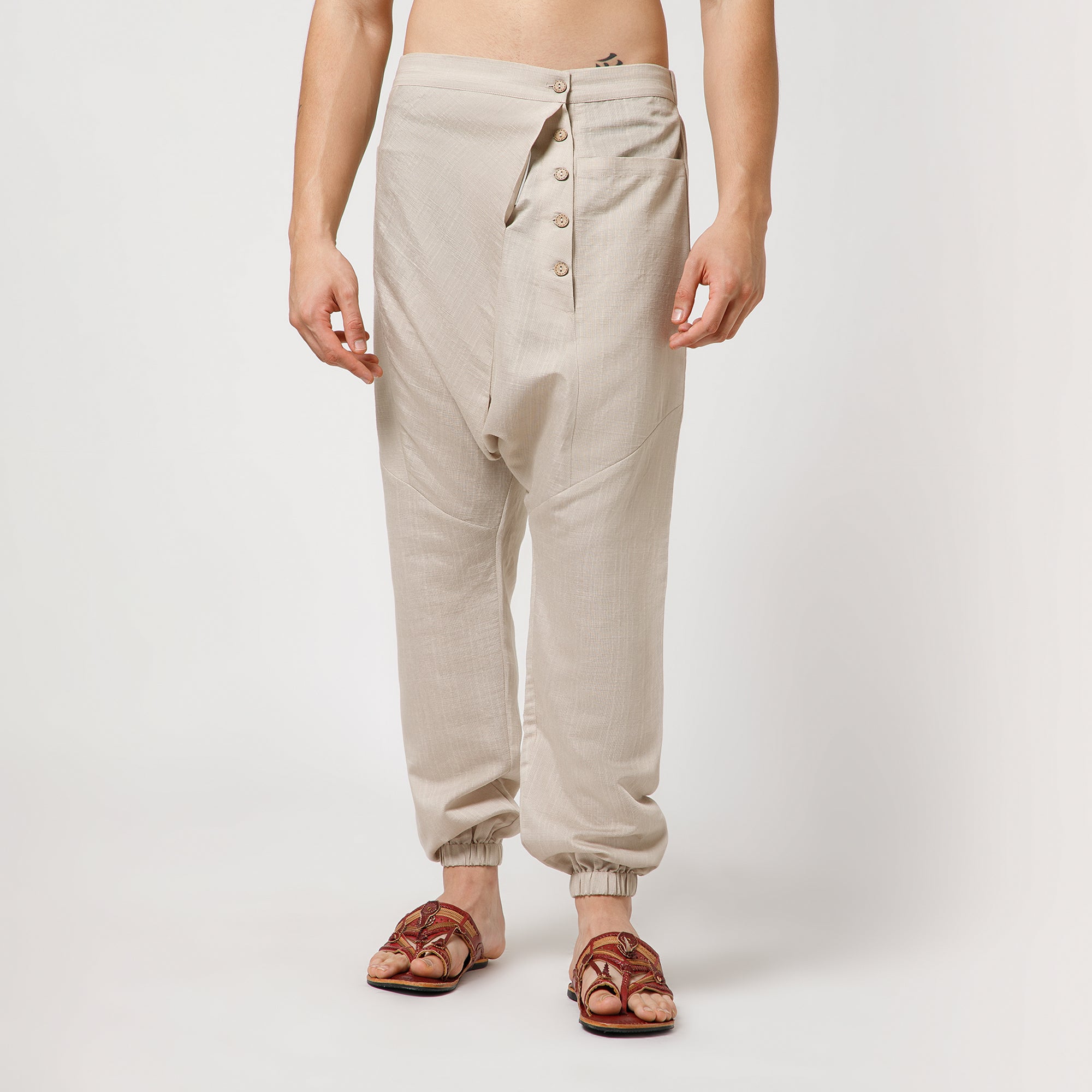 Beige Harem Pant