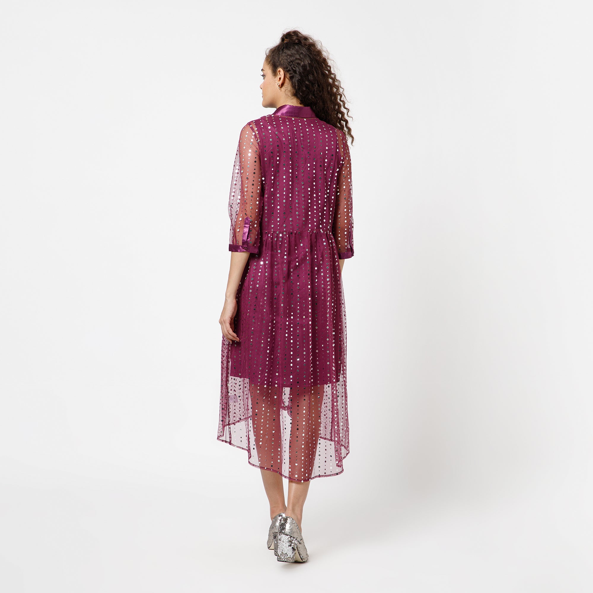 Prune Tunic With Mirror Sequence