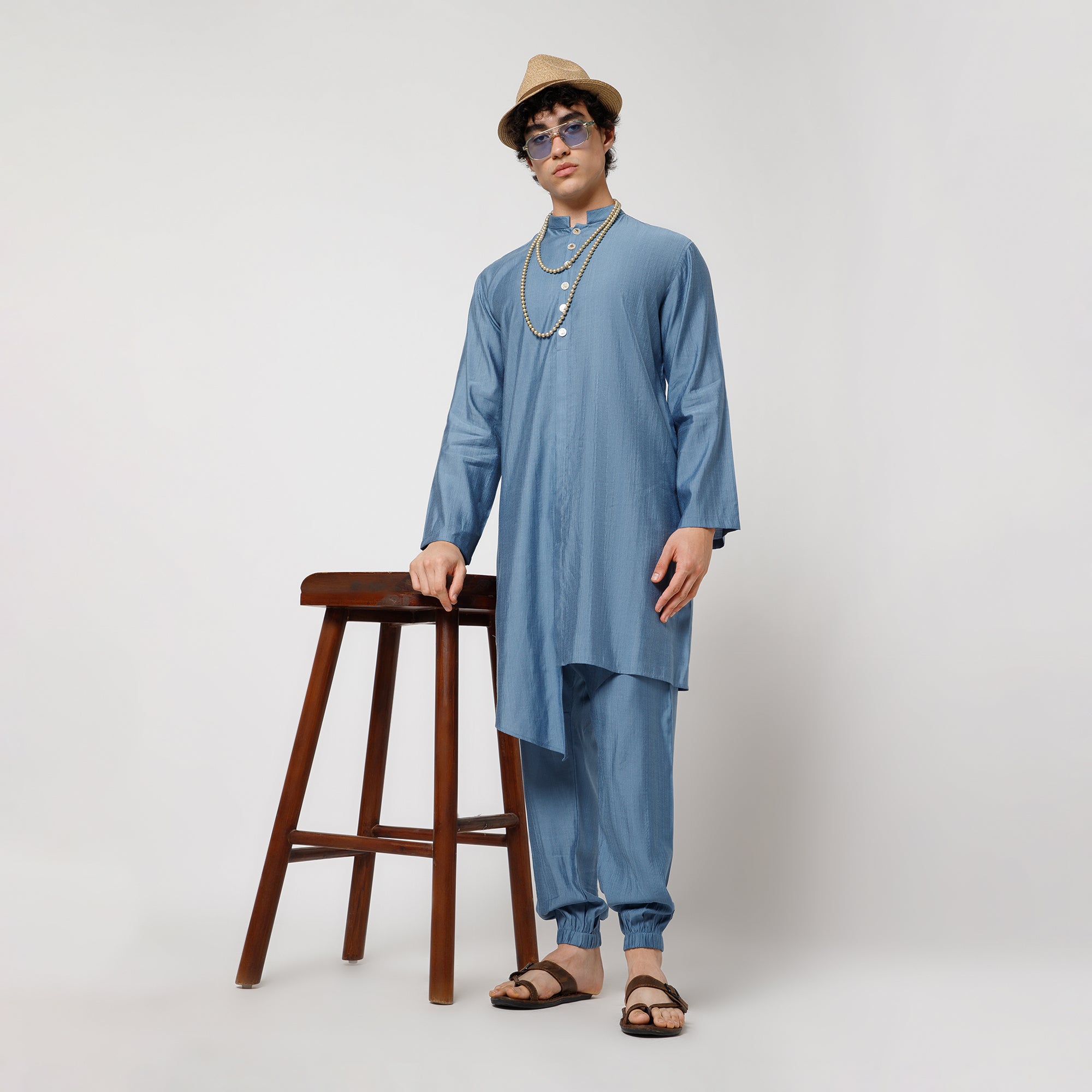 Blue Harem Pant
