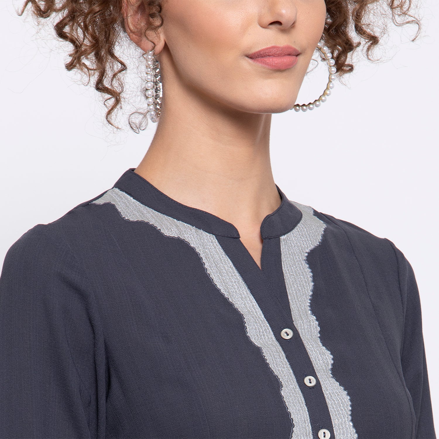 Buy Grey Triangle Dresses for Women-6