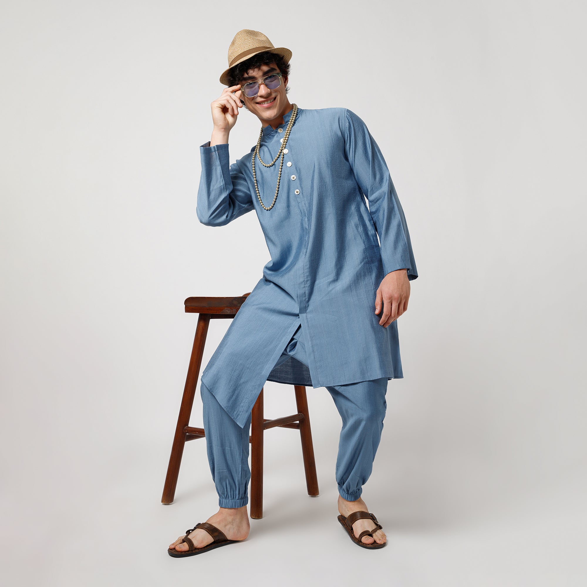 Blue Harem Pant