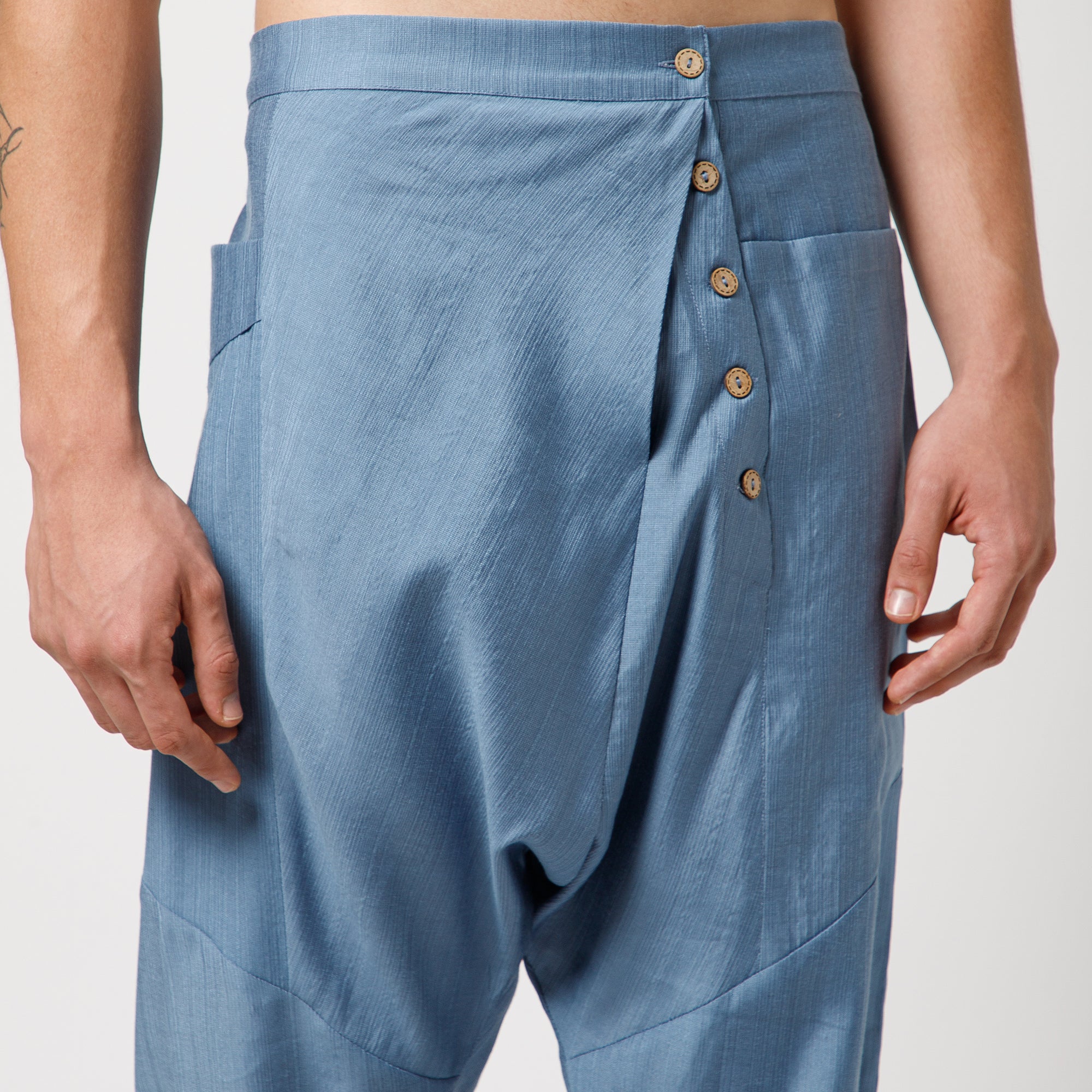Blue Harem Pant