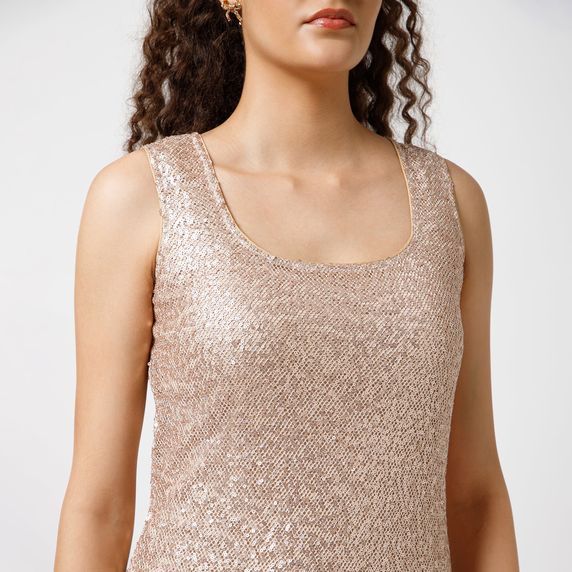 Gold Sequence Dress
