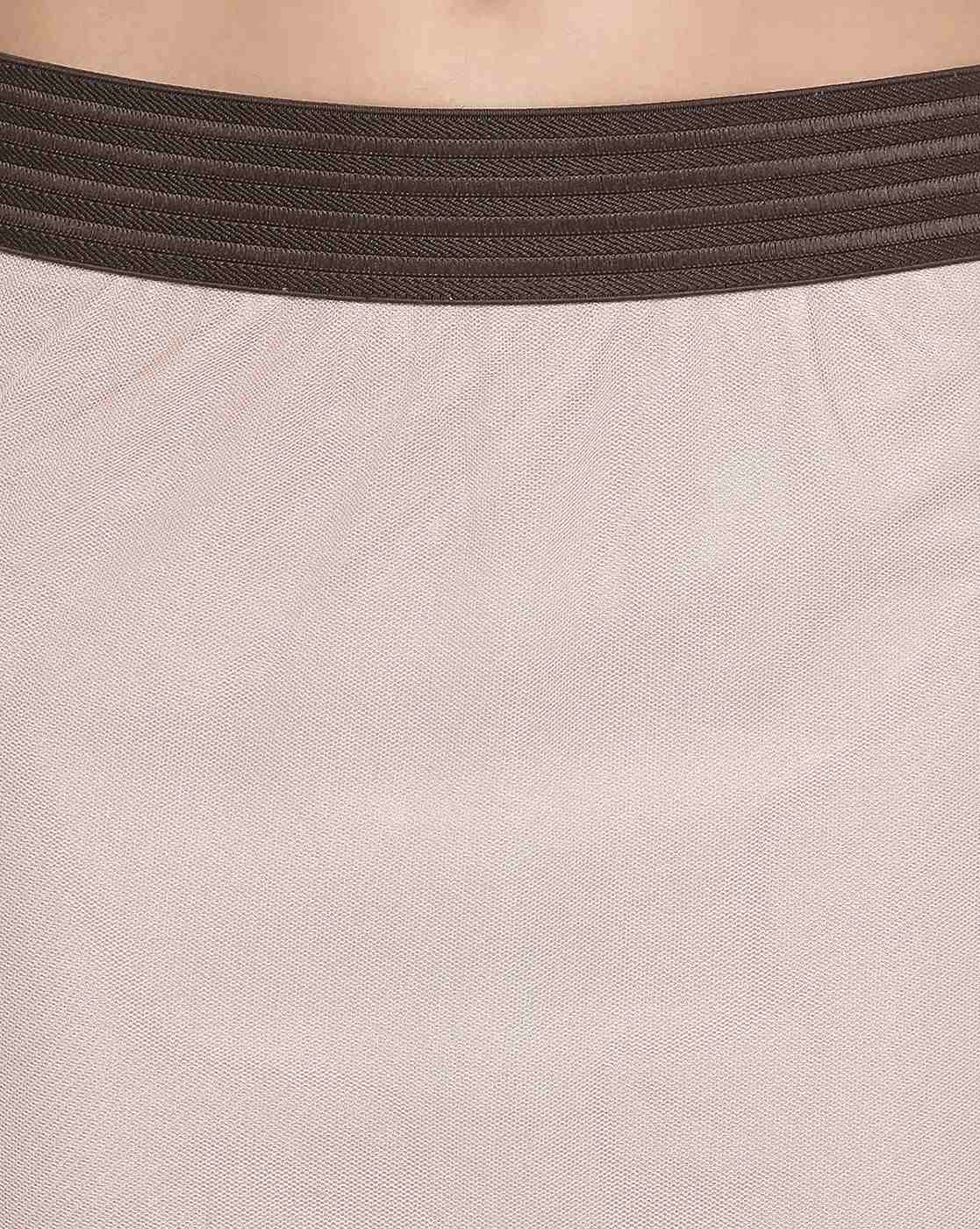 Buy Beige Net Skirt for Women-1