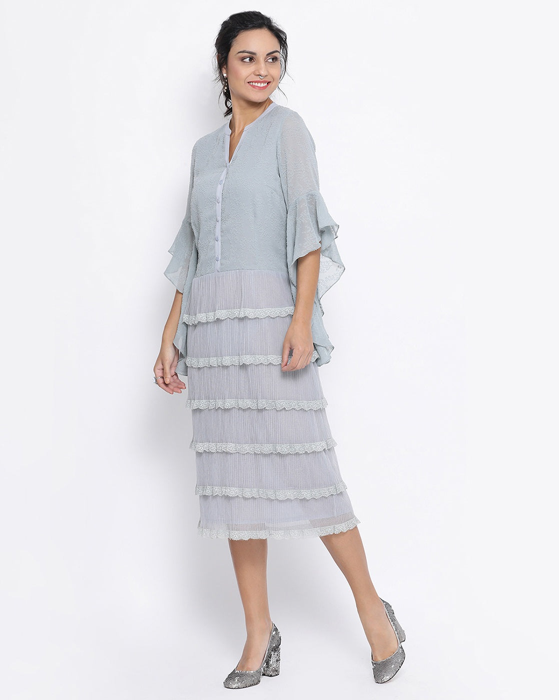 Buy Light Blue Dress for Women-2
