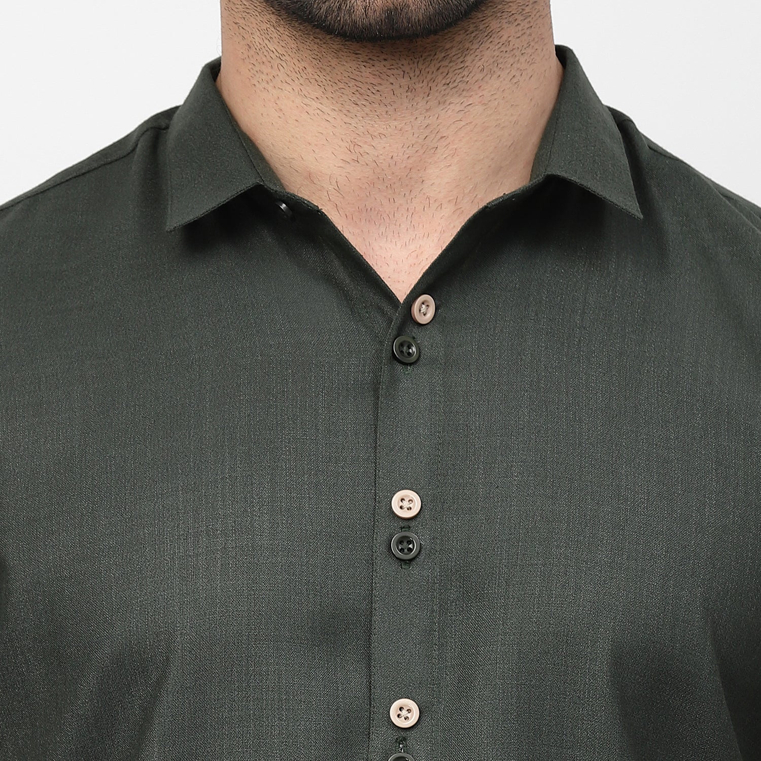 Linen Half Sleeve Shirt With Button Detail, shirts for men, men shirts, designer shirts, stylish shirts, shirt design