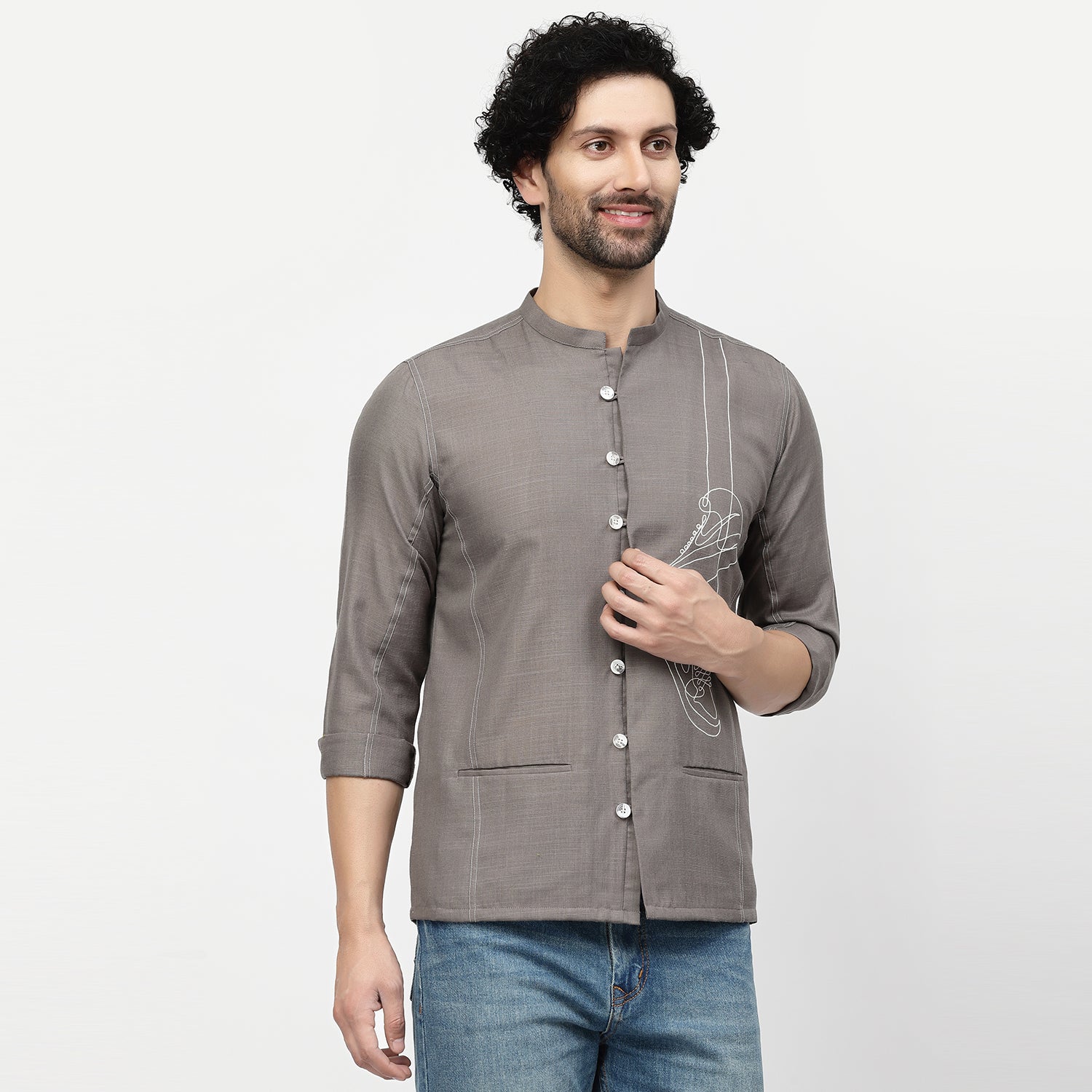 Buy Linen Jacket for Men-1