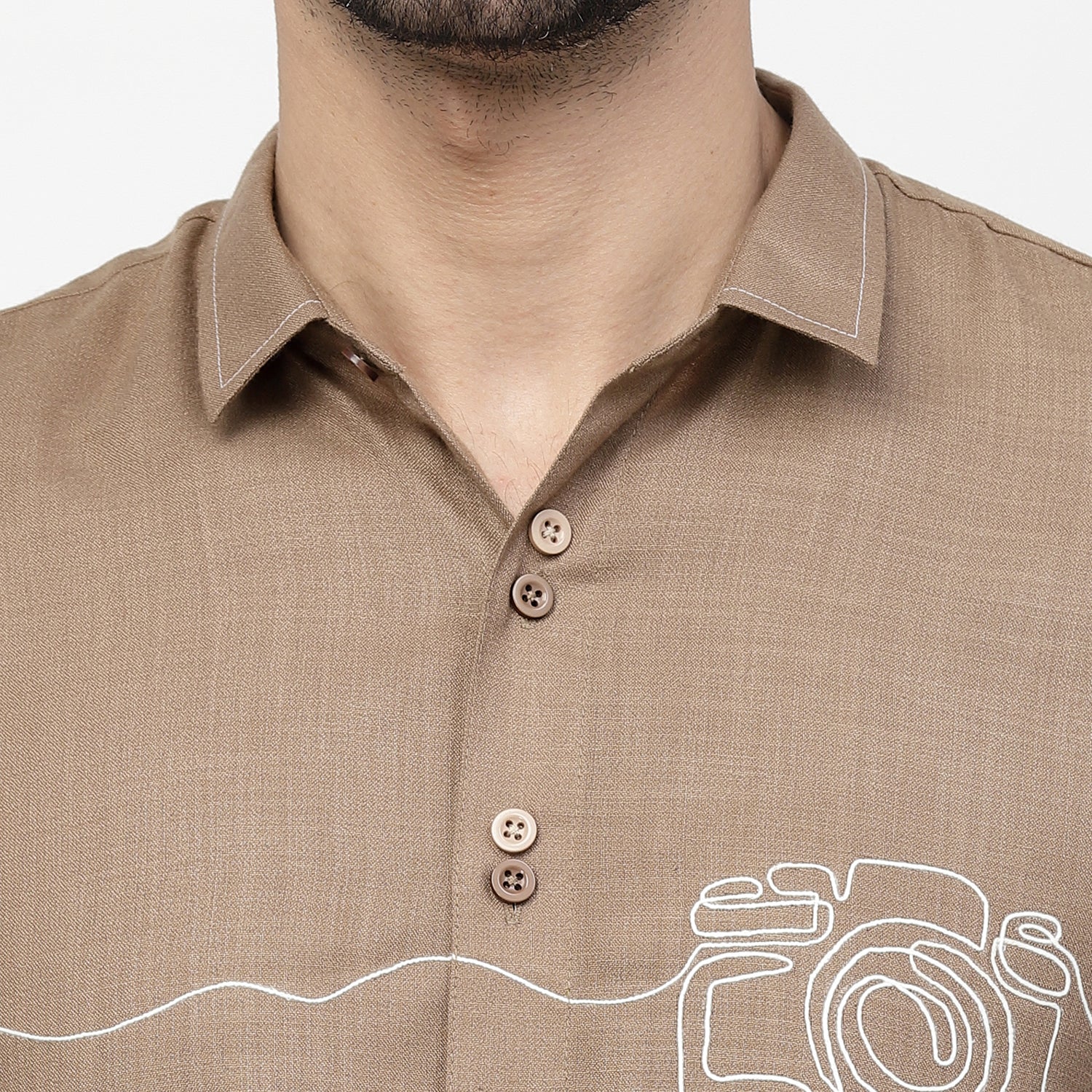 Buy Linen Stylish Shirt for men-1