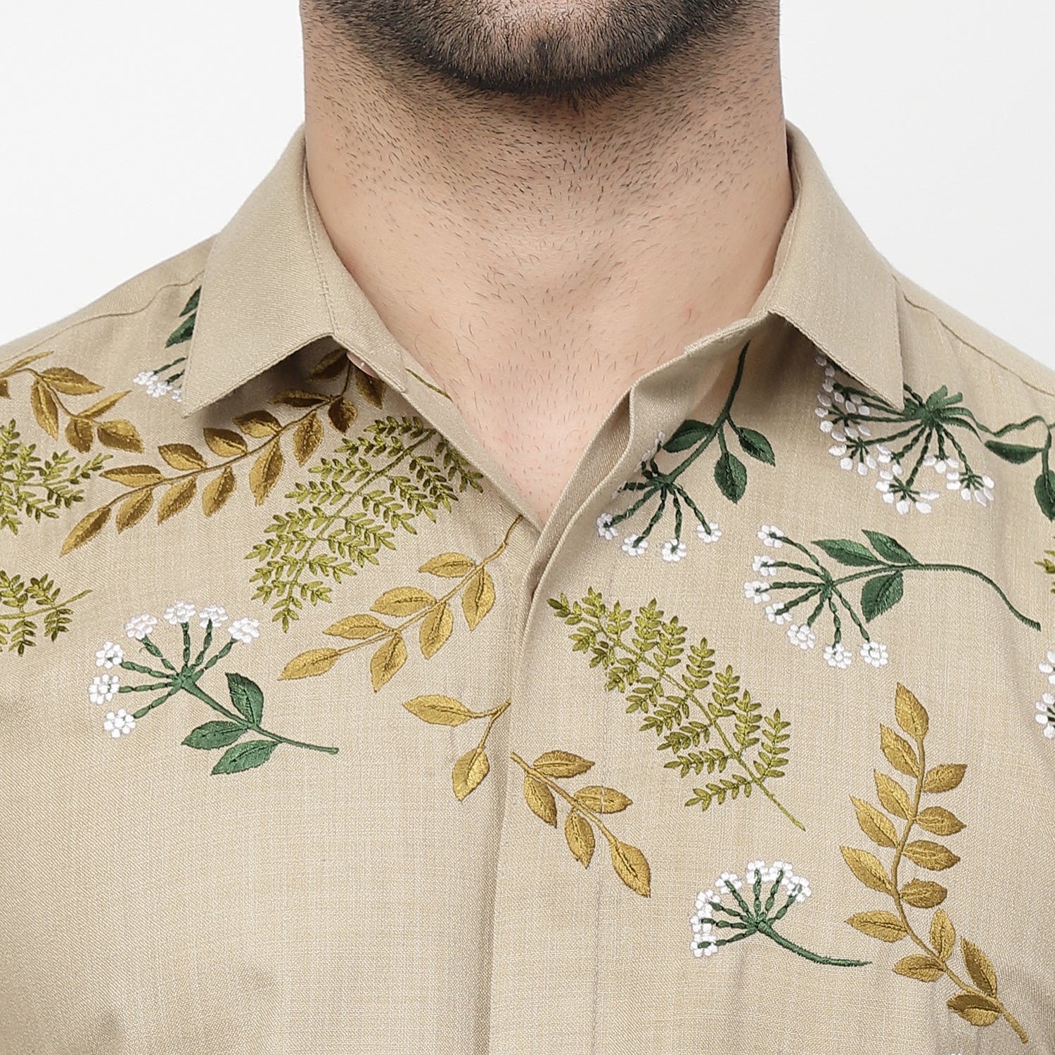 Buy Stylish Linen Men Shirt-3