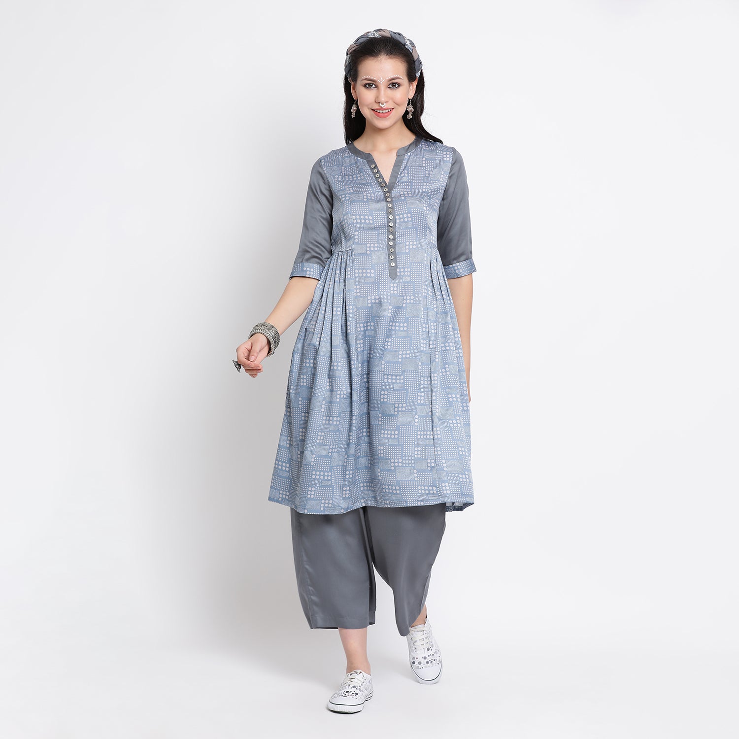 Buy Blue Polka Tunics for Women
