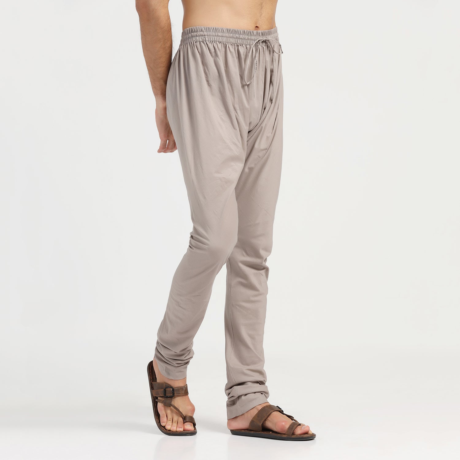 Taupe Chudidaar for Wear with Long Kurta-2