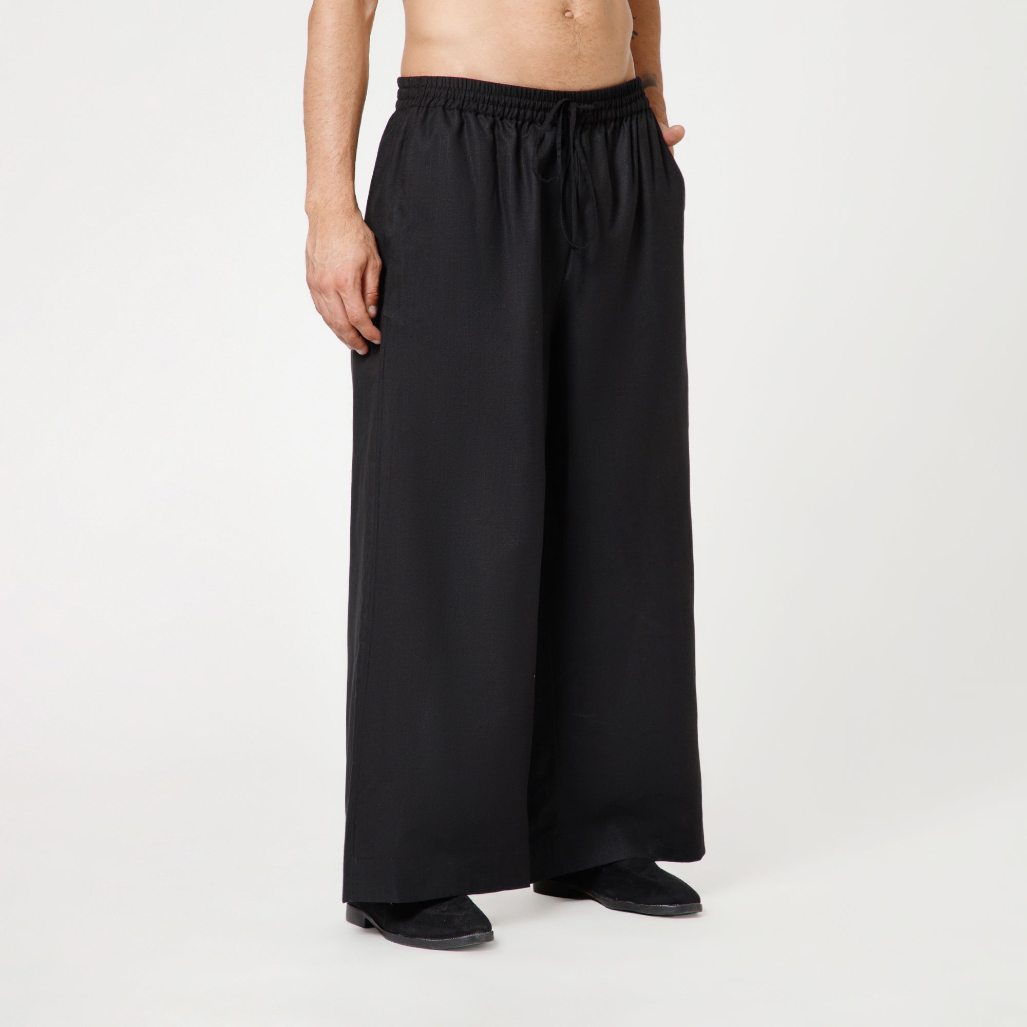 Black Cotton Pyjama