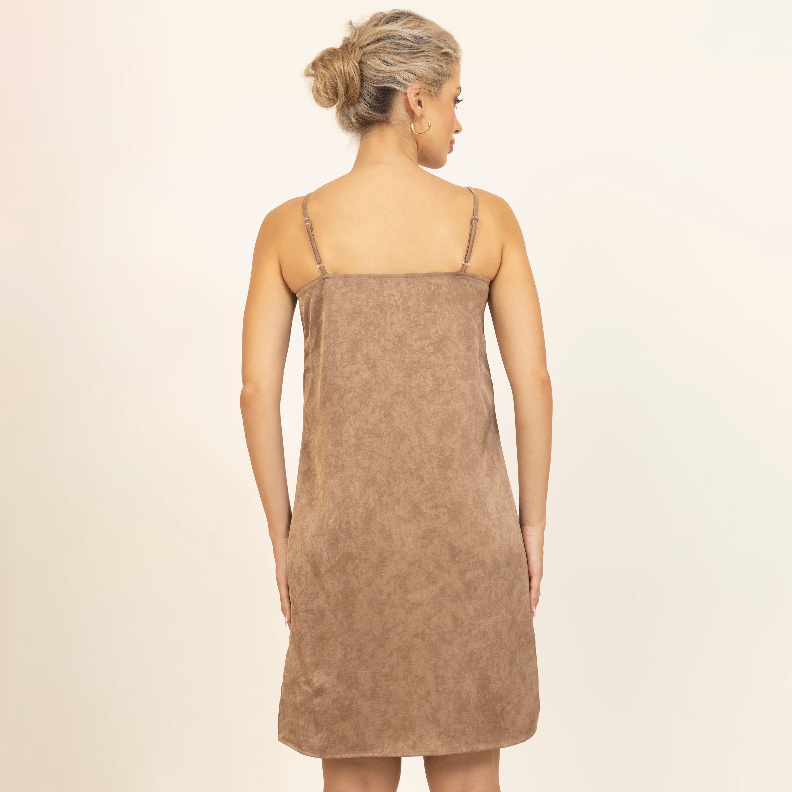 Olive Green Velvet Long Shrug -10