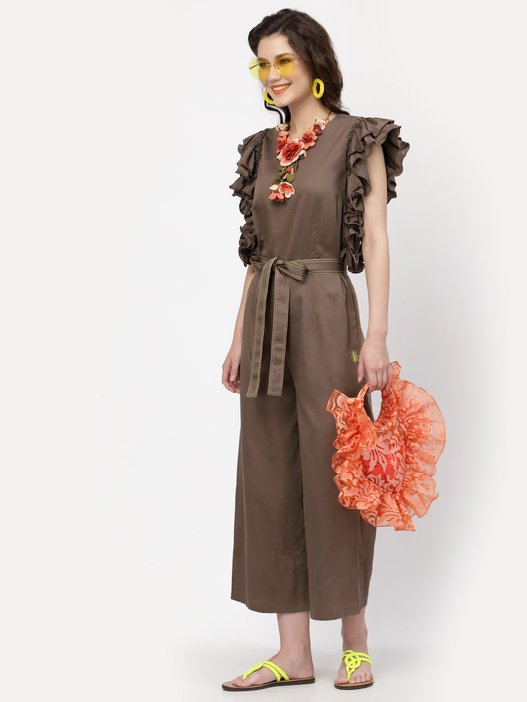 Buy Dark Beige Jumpsuit for Women