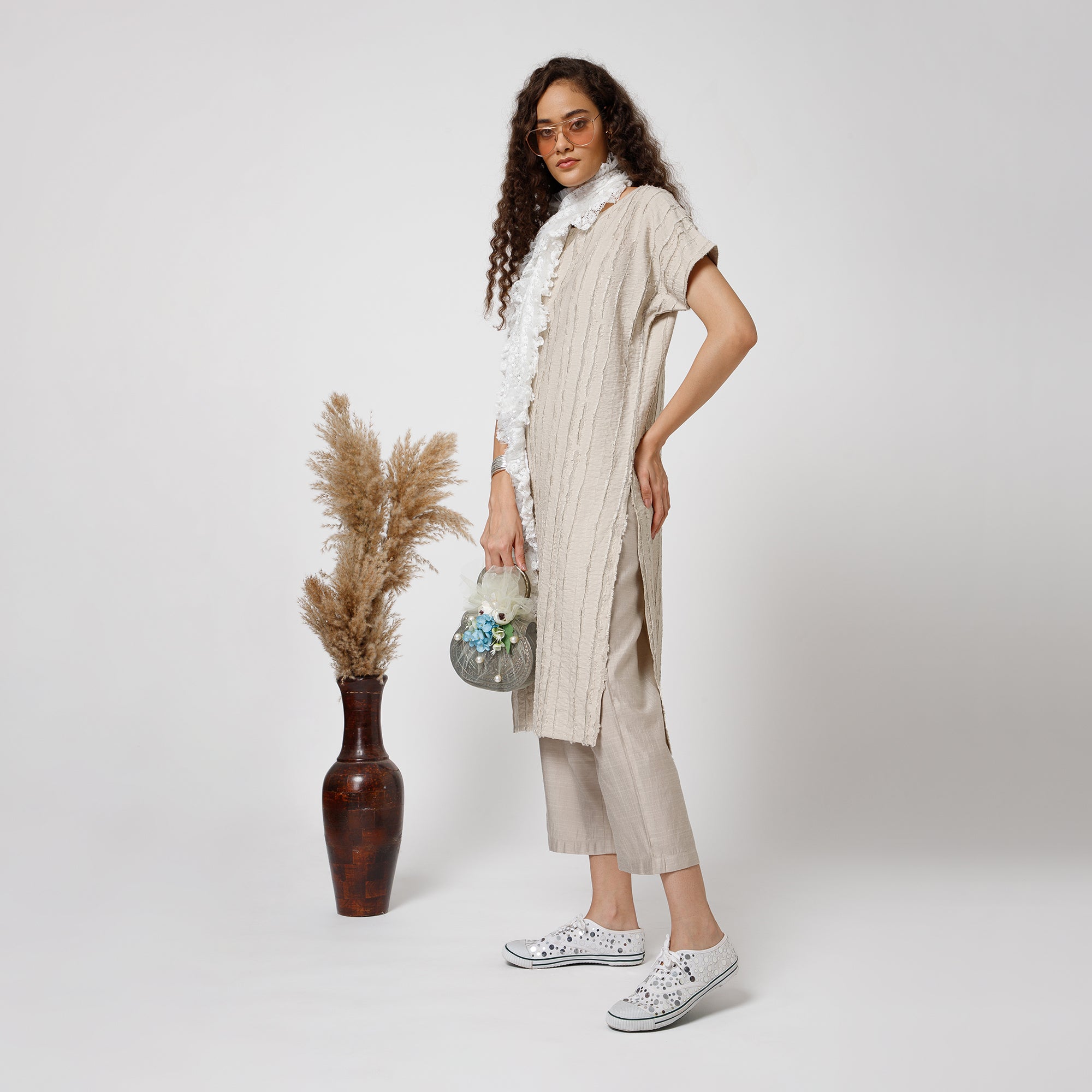 Beige Plazzo