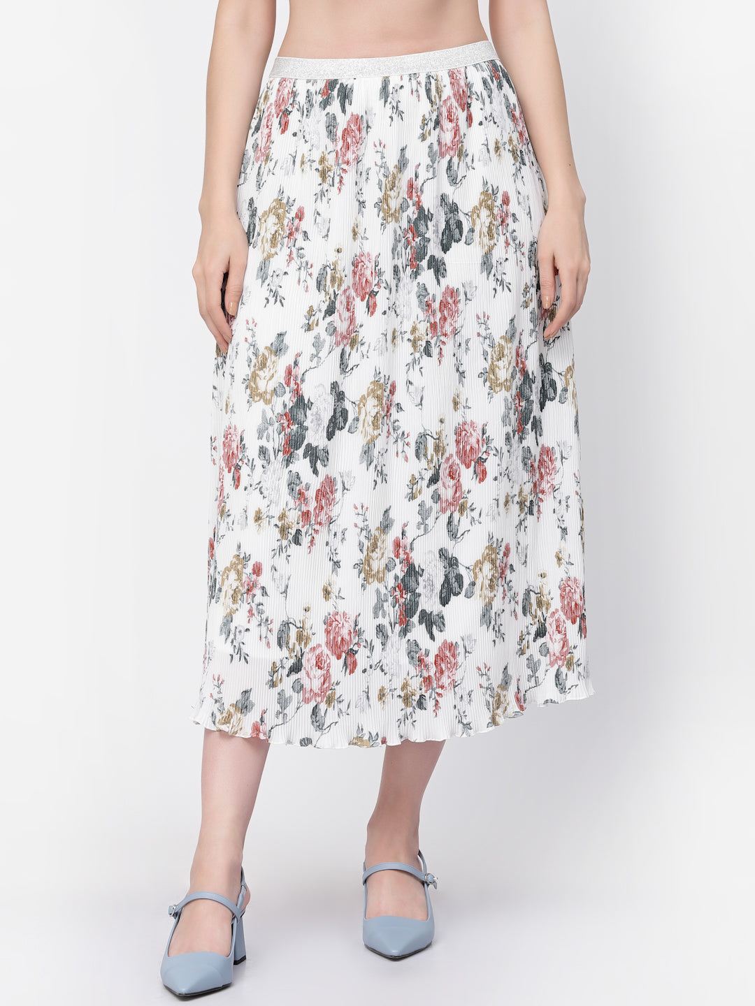 Buy Floral Pleated Skirts for Women