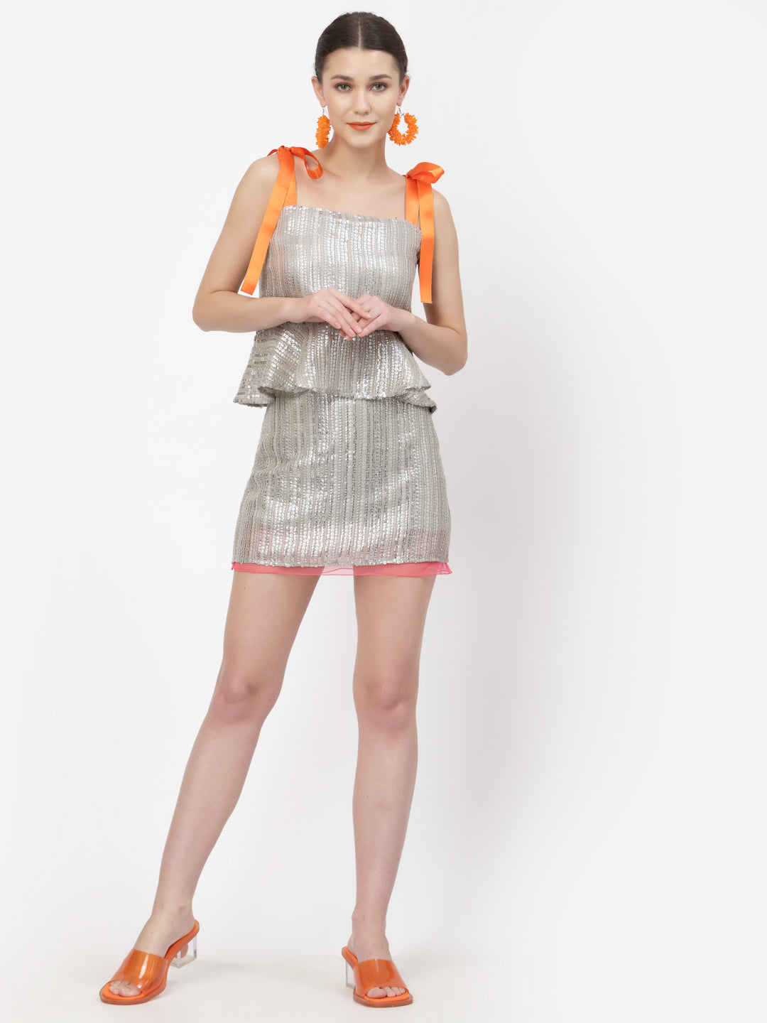 Buy Golden Sequins Skirt for Women-6