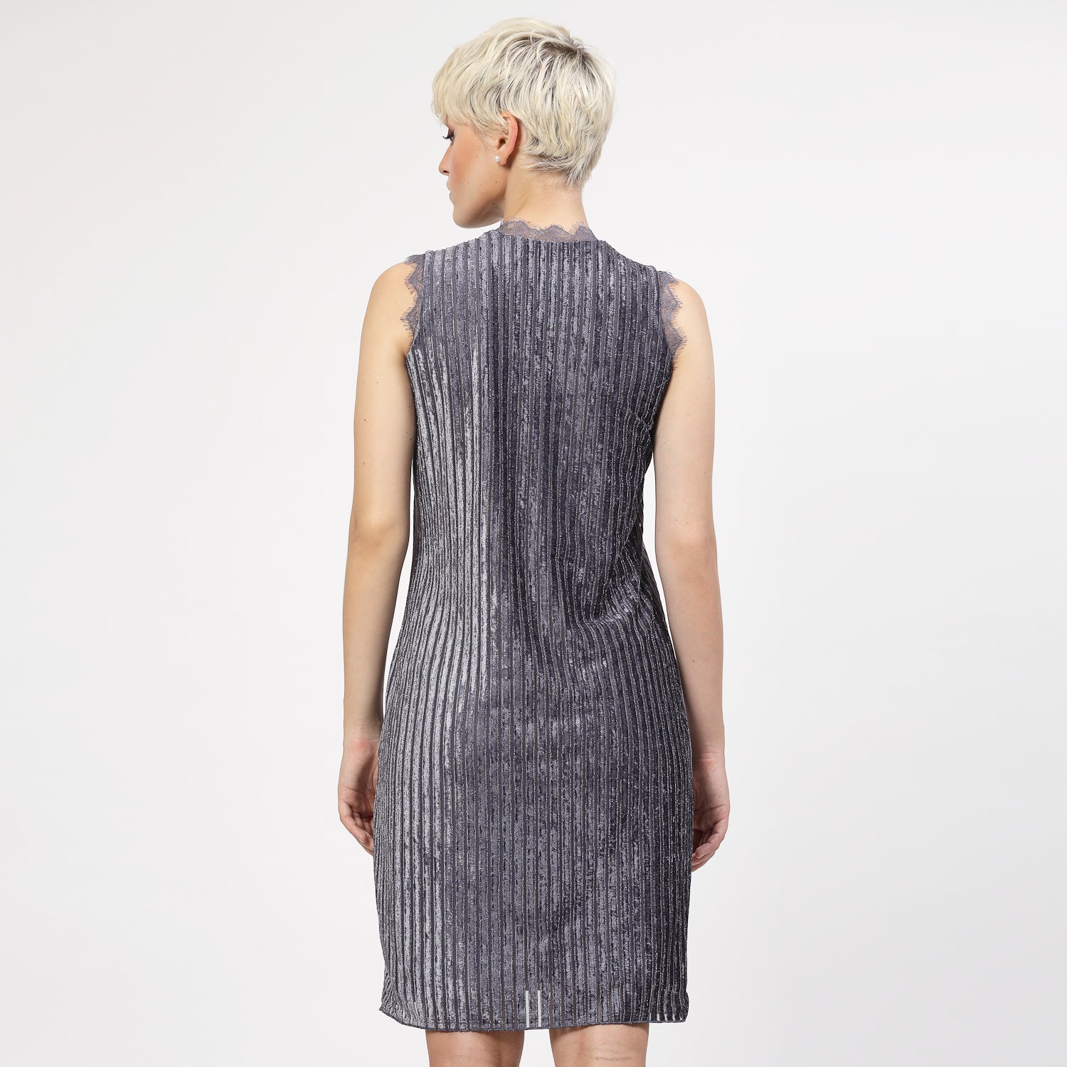 Grey Sleeveless Velvet Dress, Mesh Dress , Party dress , Holographic print dress , sequins dress 