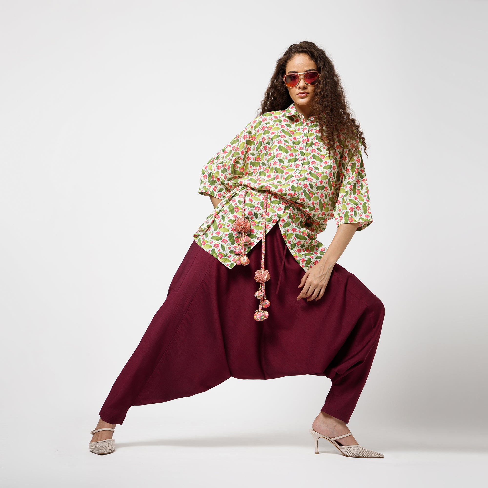 Prune Harem Pant