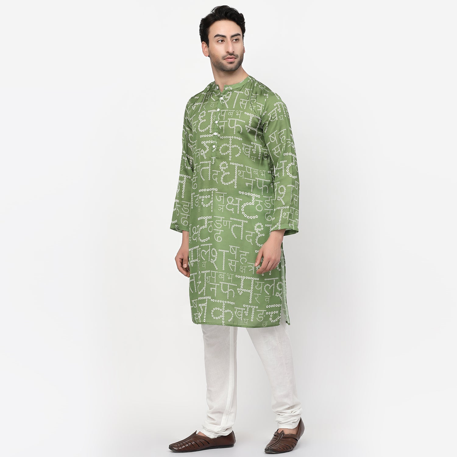 Hindi Bandhni Satin Kurta, men kurta ,designer kurta, Kurta design, kurta designs for men, men wear