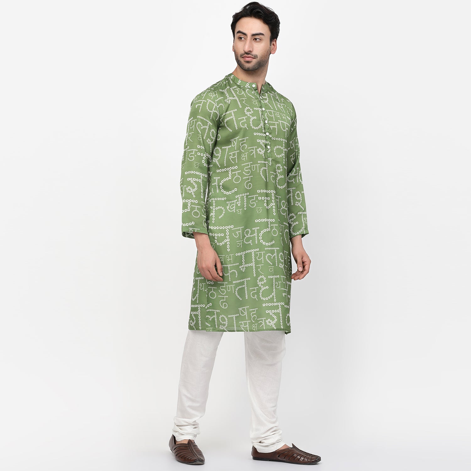 Hindi Bandhni Satin Kurta, men kurta ,designer kurta, Kurta design, kurta designs for men, men wear