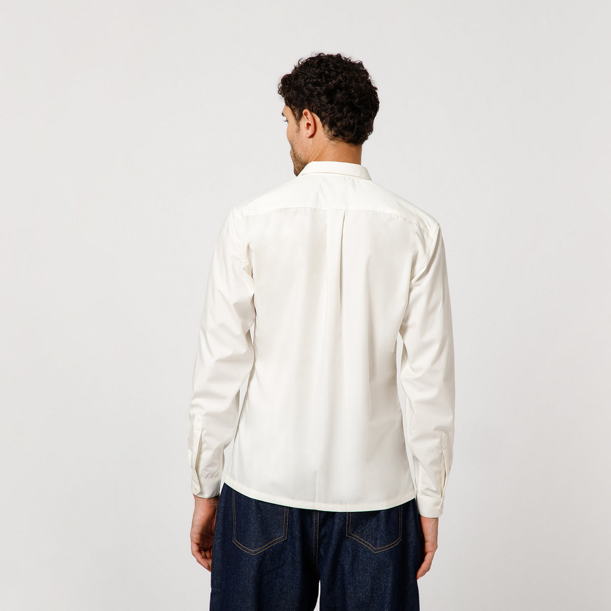 White Cotton Shirt With Card party Embroidery