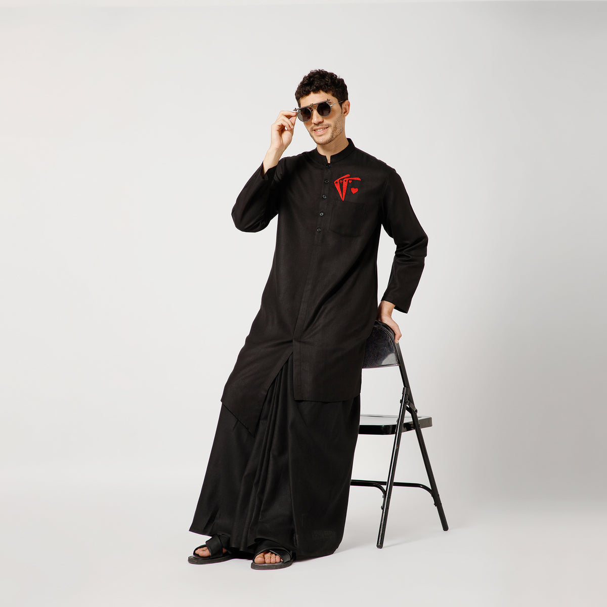 Black dhoti