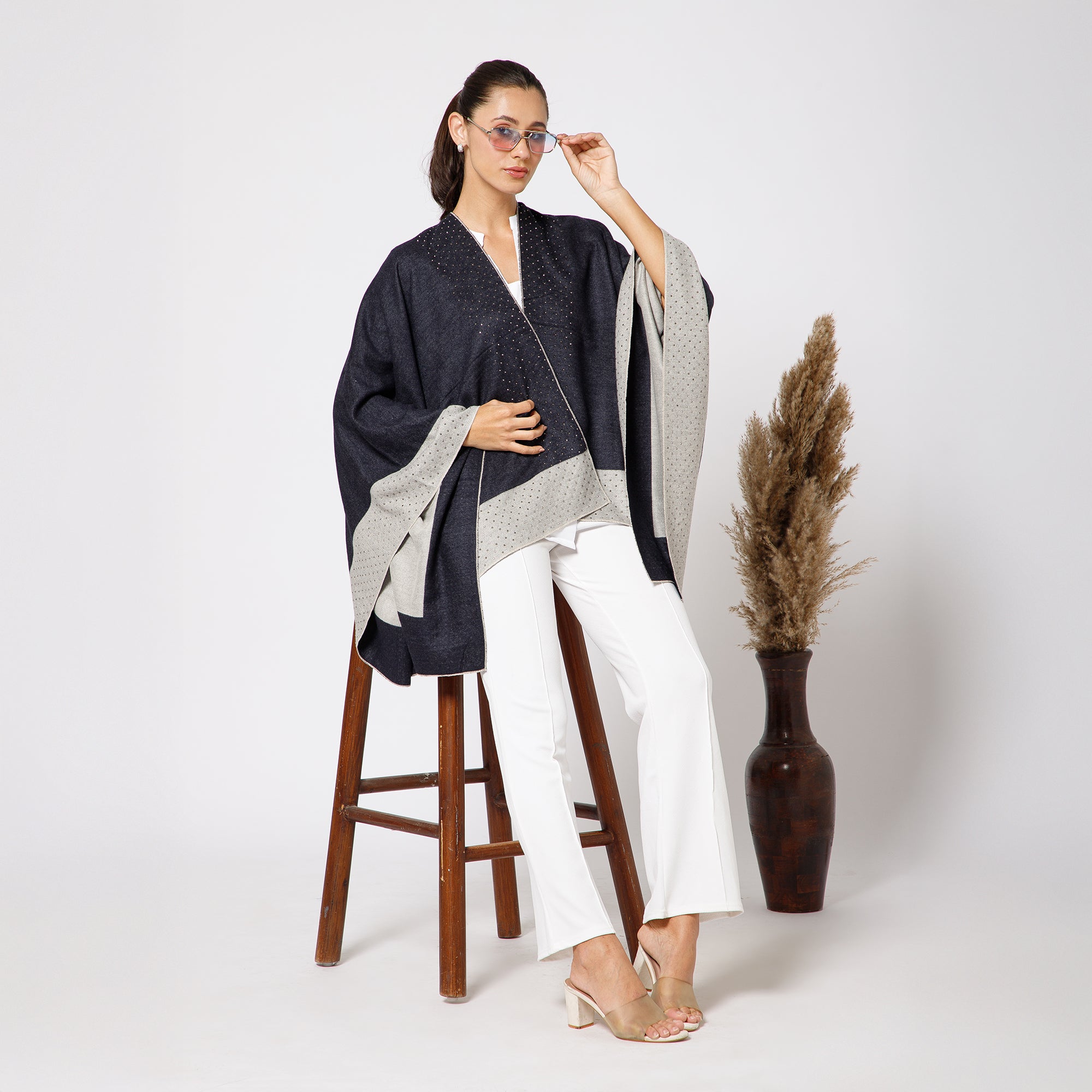 Navy Blue Cape