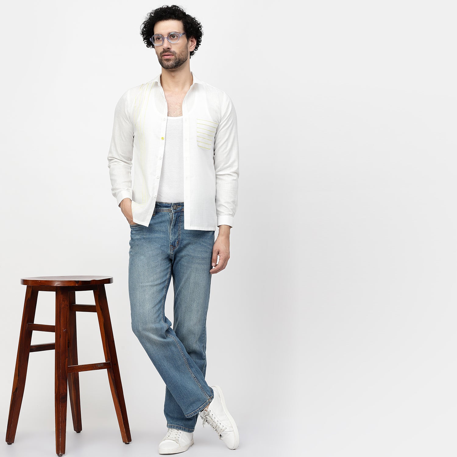 Buy Stylish Linen Shirt for men-5