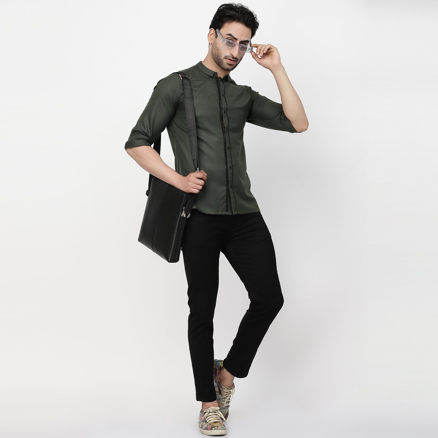 Linen Shirt With Tich Button Embroidery, shirts for men, men shirts, designer shirts, stylish shirts, shirt design 