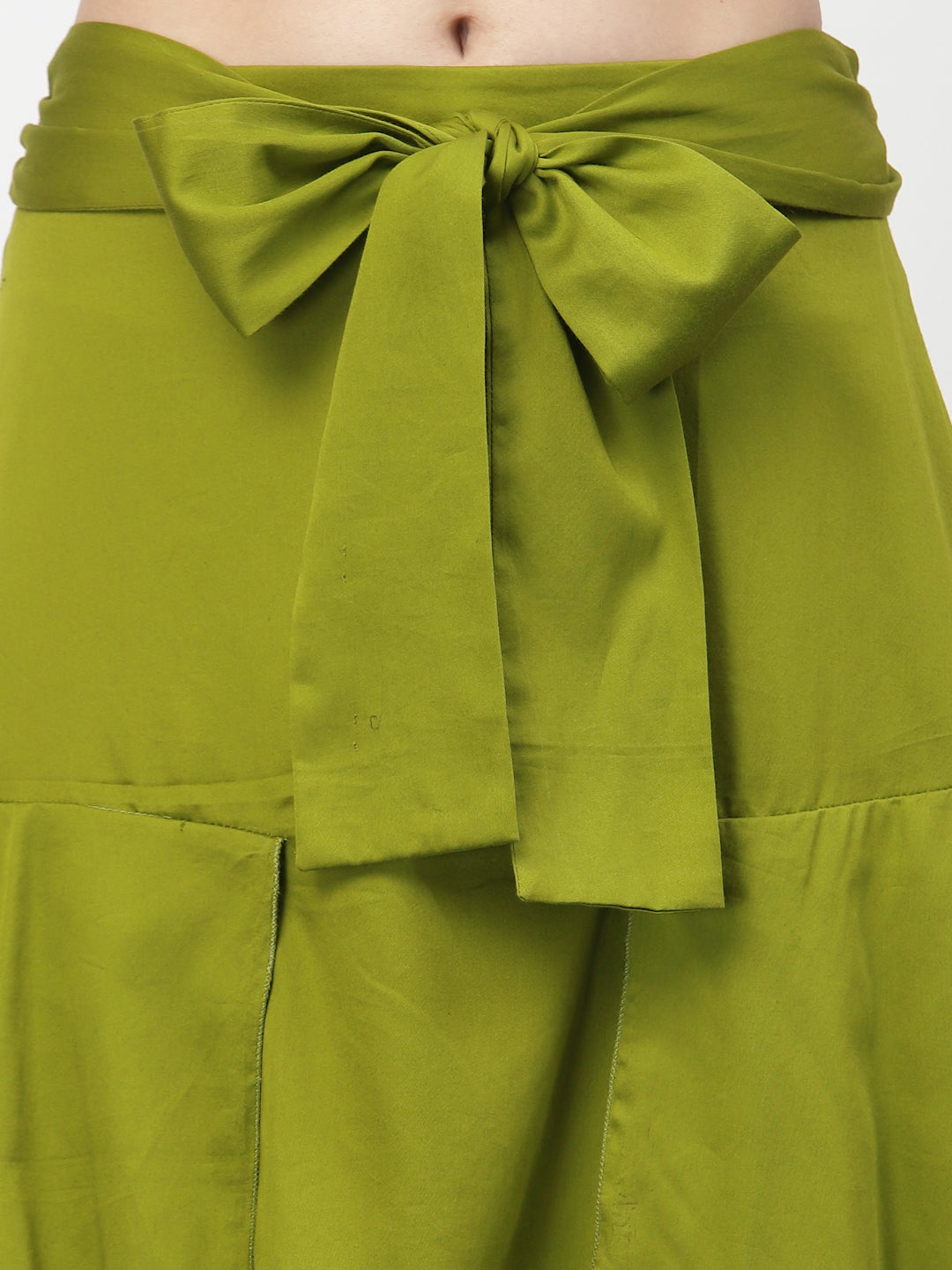 Olive Layered Skirt