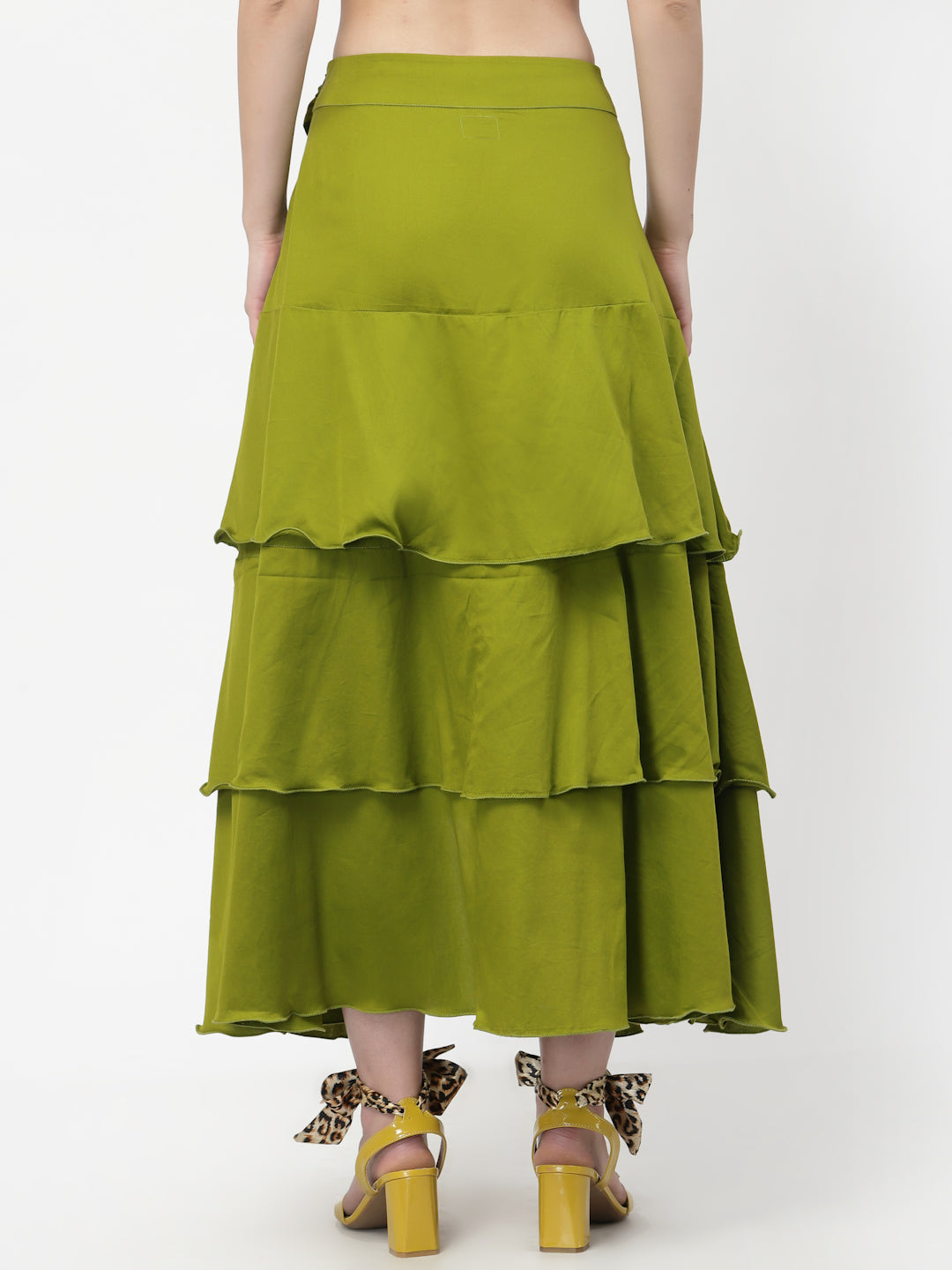 Olive Layered Skirt