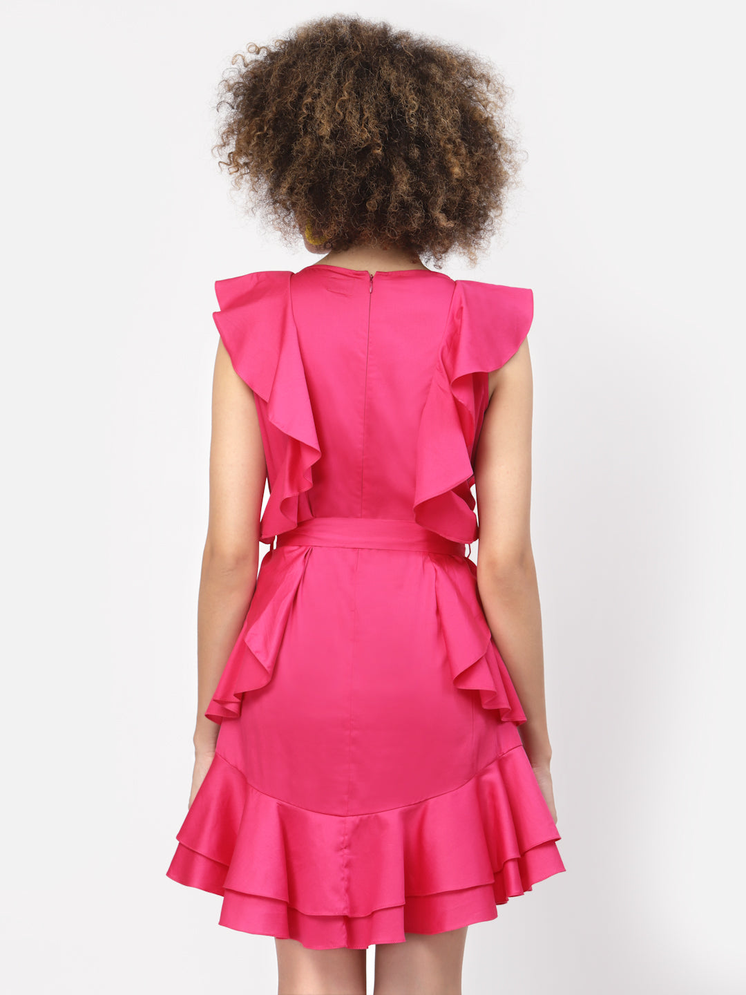 Buy Pink Frill Dresses for Women-4