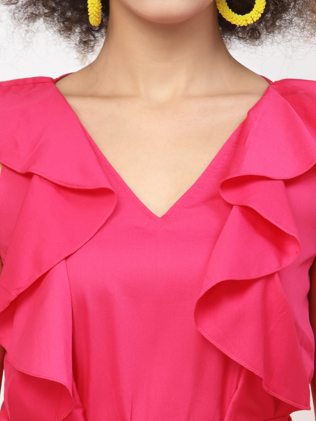 Buy Pink Frill Dresses for Women-5