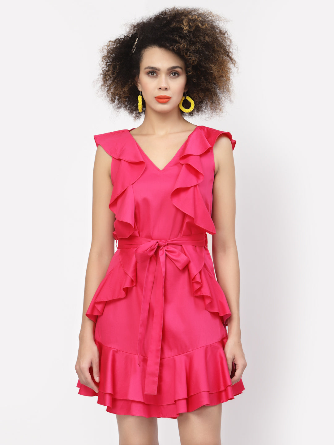 Buy Pink Frill Dresses for Women-2