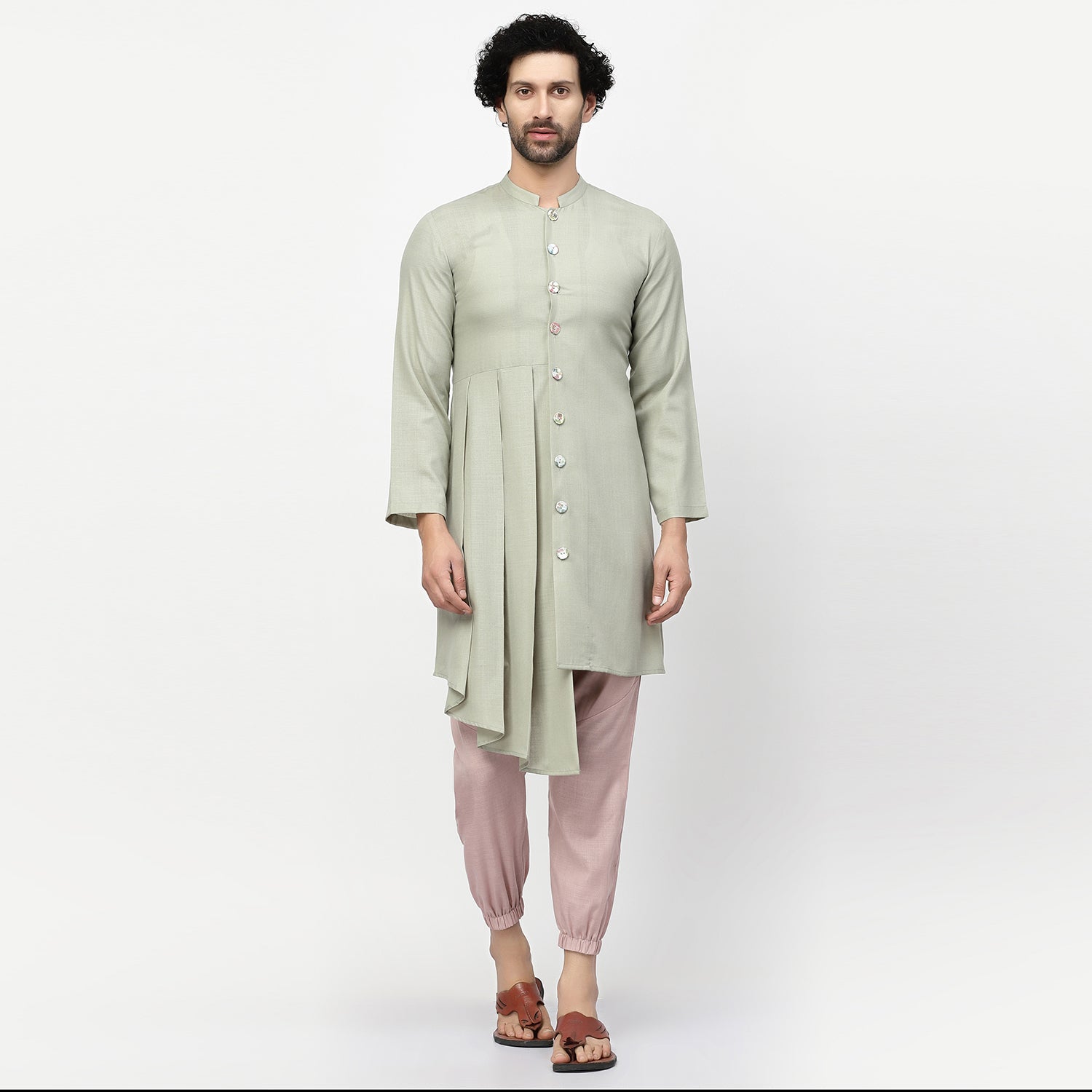 Pleated Long kurta, men kurta ,designer kurta, Kurta design, kurta designs for men, men wear