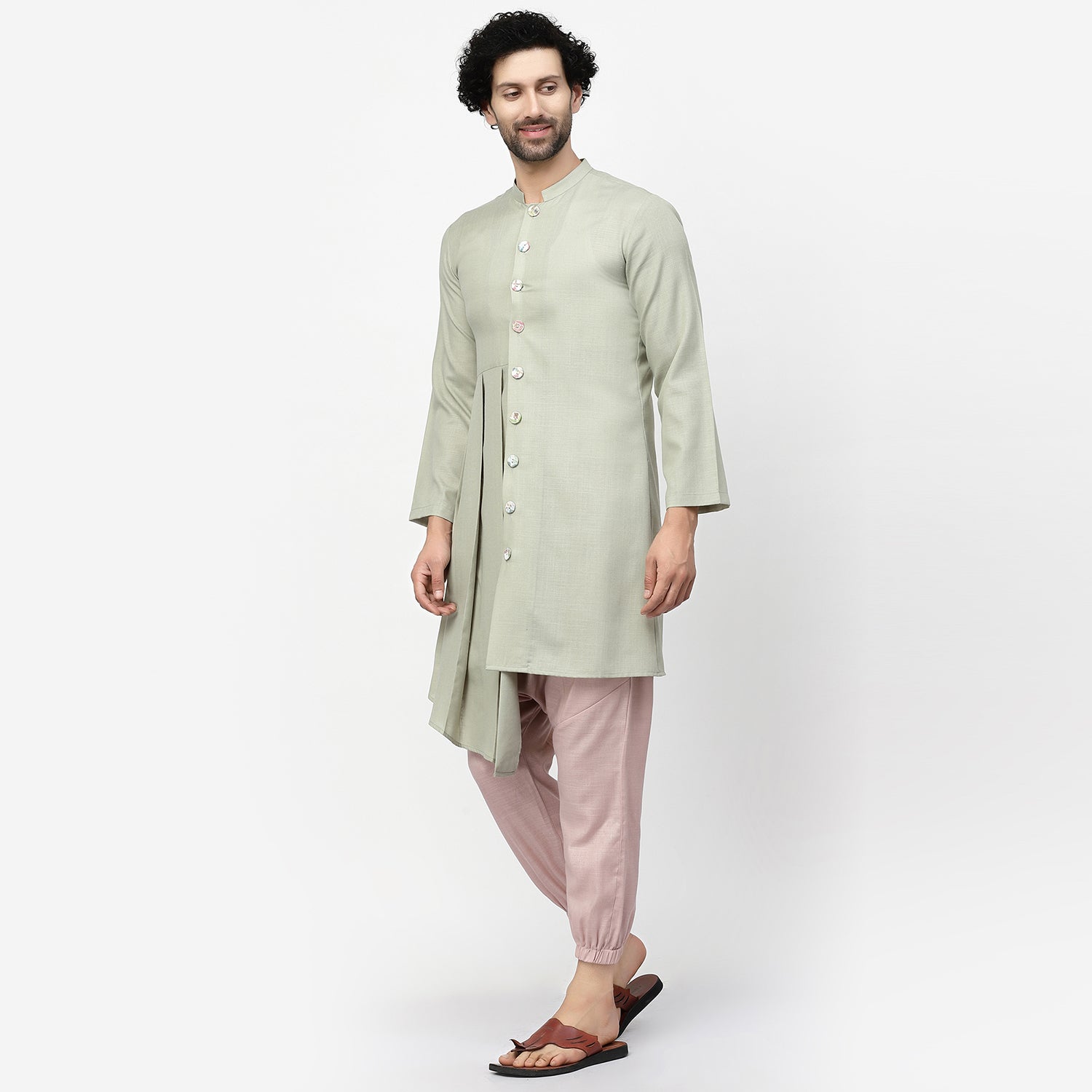 Pleated Long kurta, men kurta ,designer kurta, Kurta design, kurta designs for men, men wear