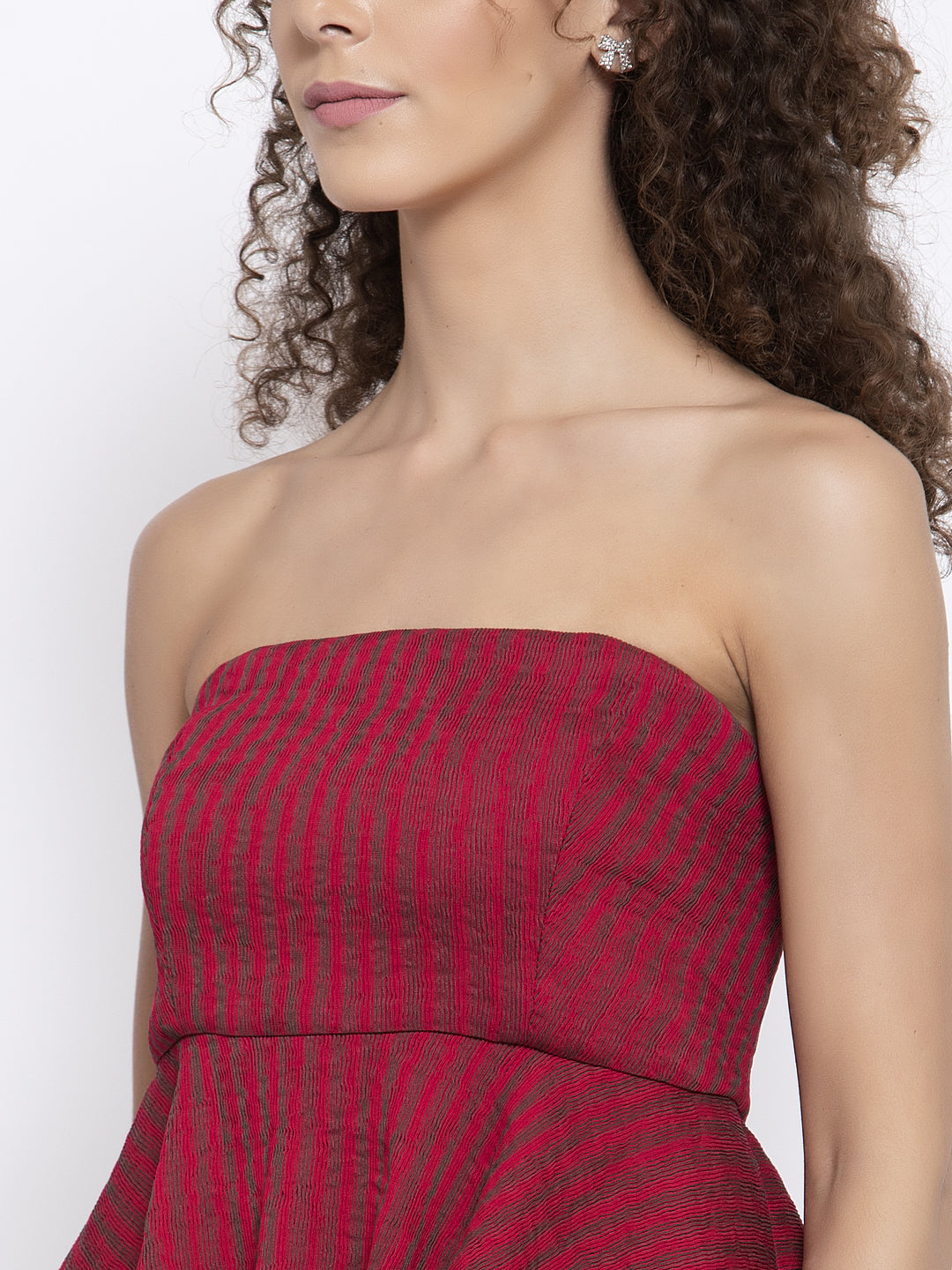 Red Off Shoulder Top, tops for women, crop top, crop tops for women, organza tops