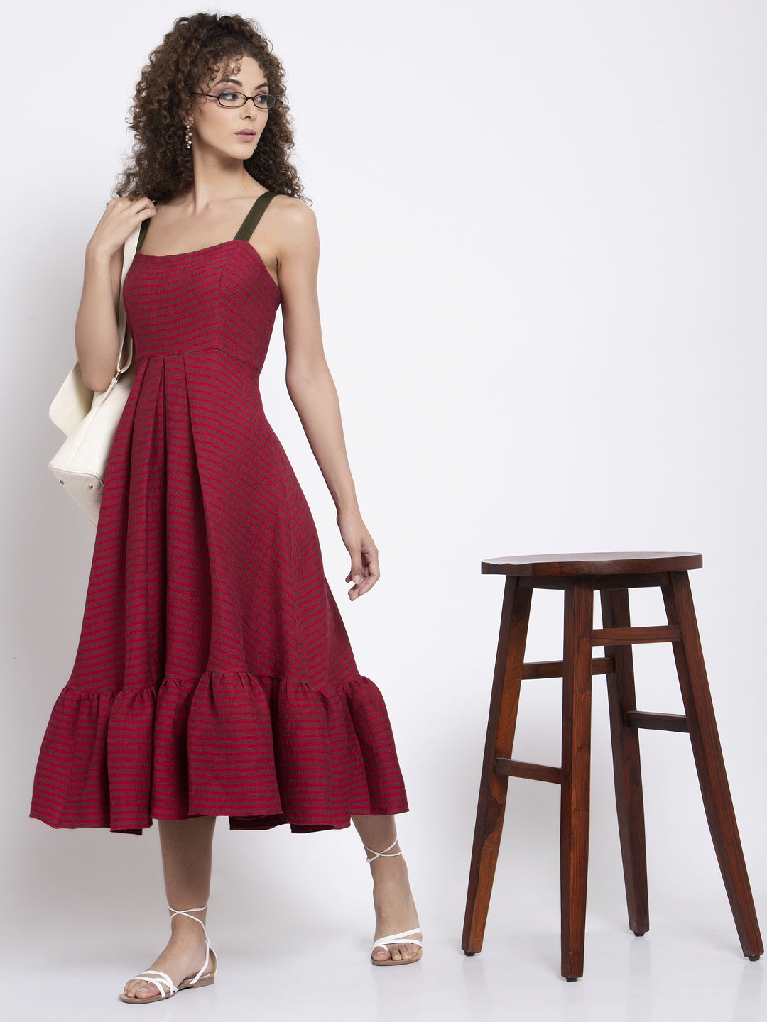 Buy Red Texture Dresses for Women