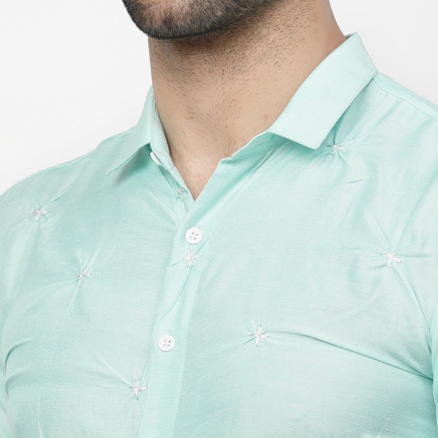 Twist Embroidery Stylish Shirt for men-1