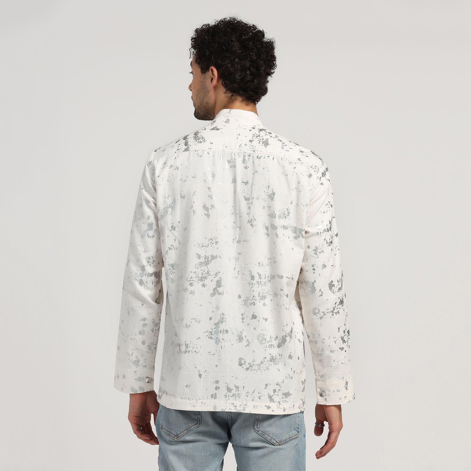 Buy White Men Jacket -5