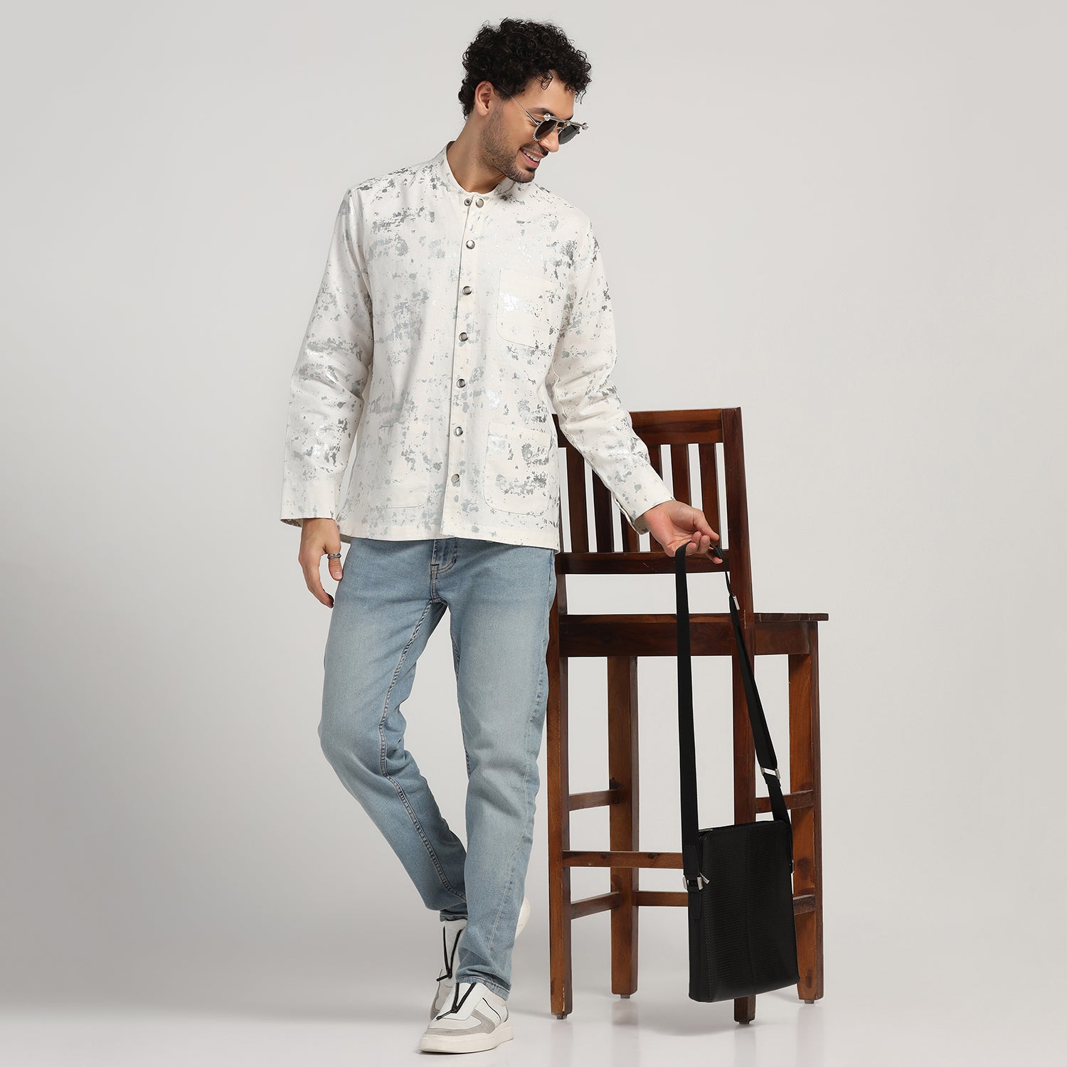 Buy White Men Jacket -6
