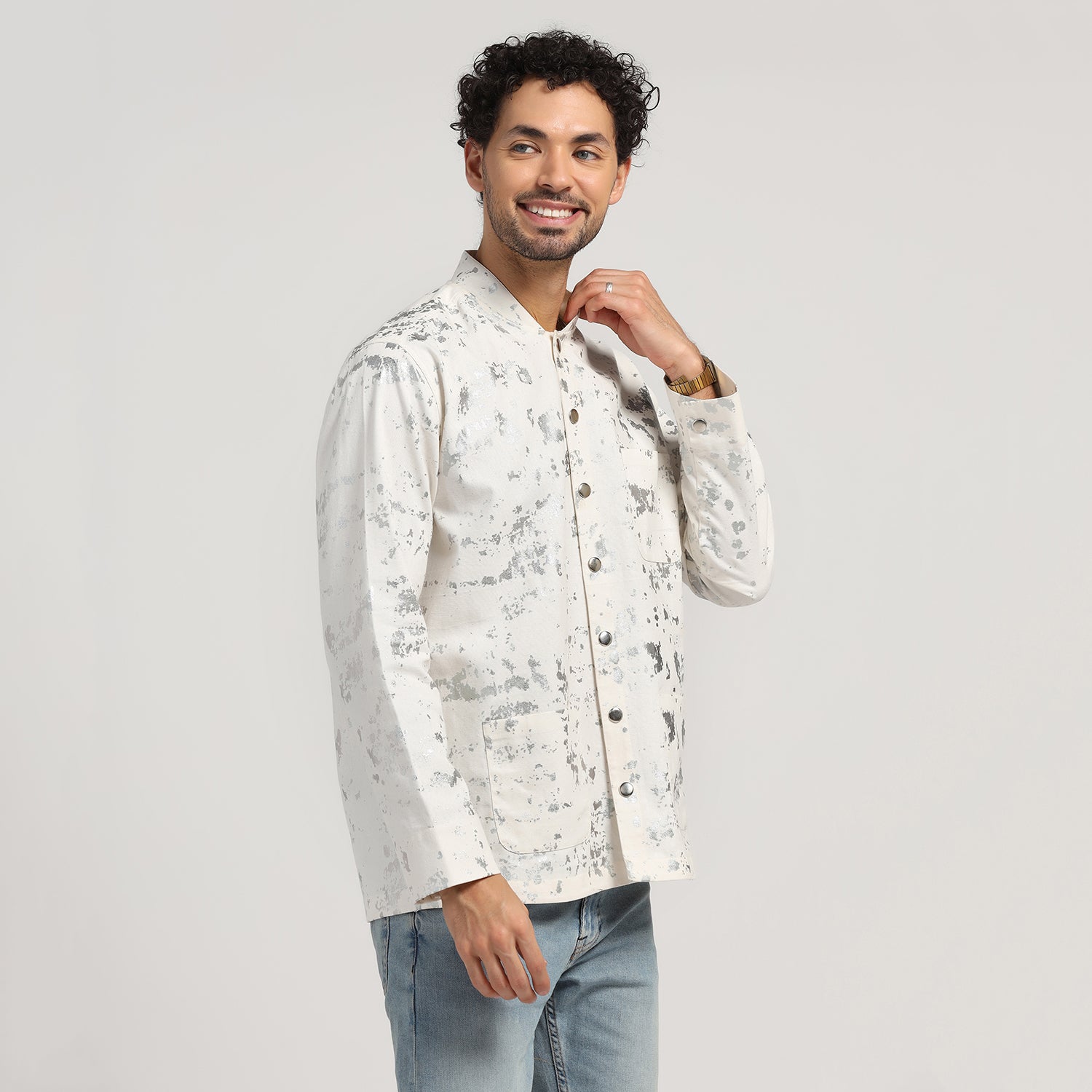 Buy White Men Jacket-3