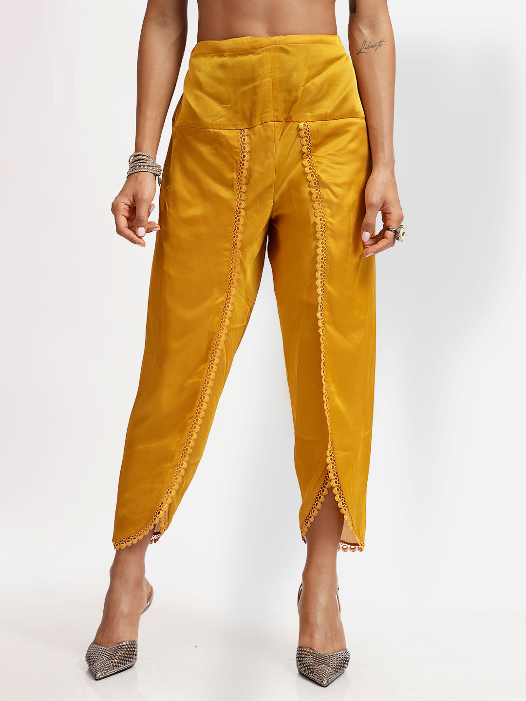 Buy Mustard Palazzo for Women-1