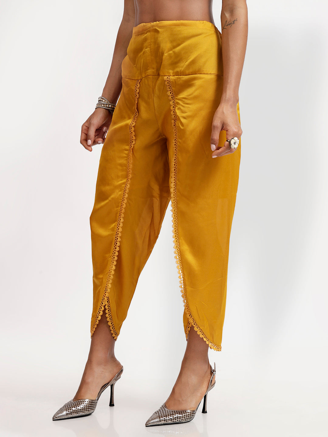 Buy Mustard Palazzo for Women-2