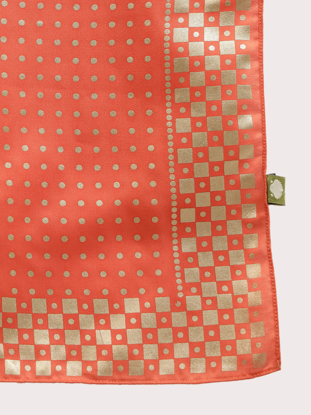Peach Foil Dupatta