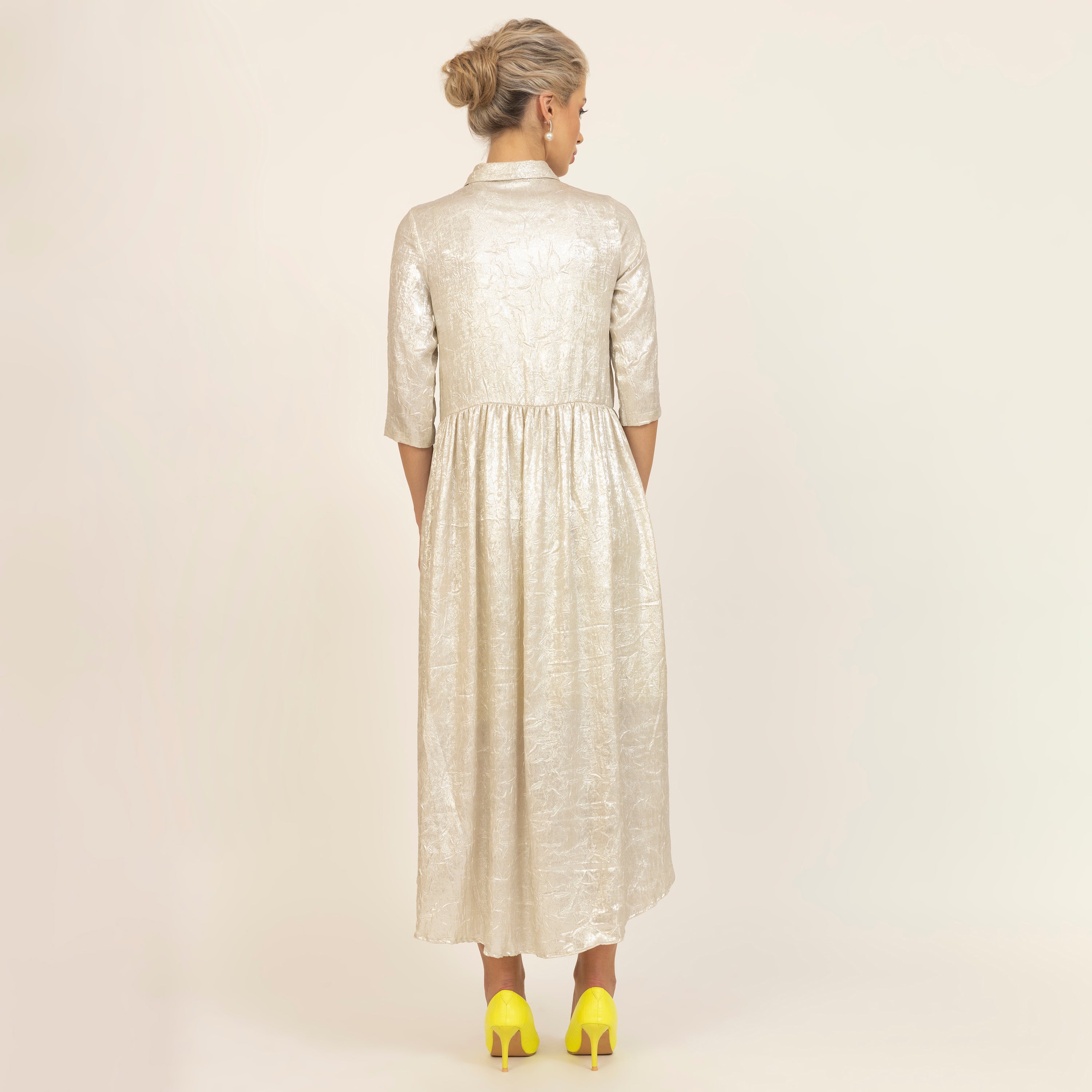 Golden Foil Textured Tunic