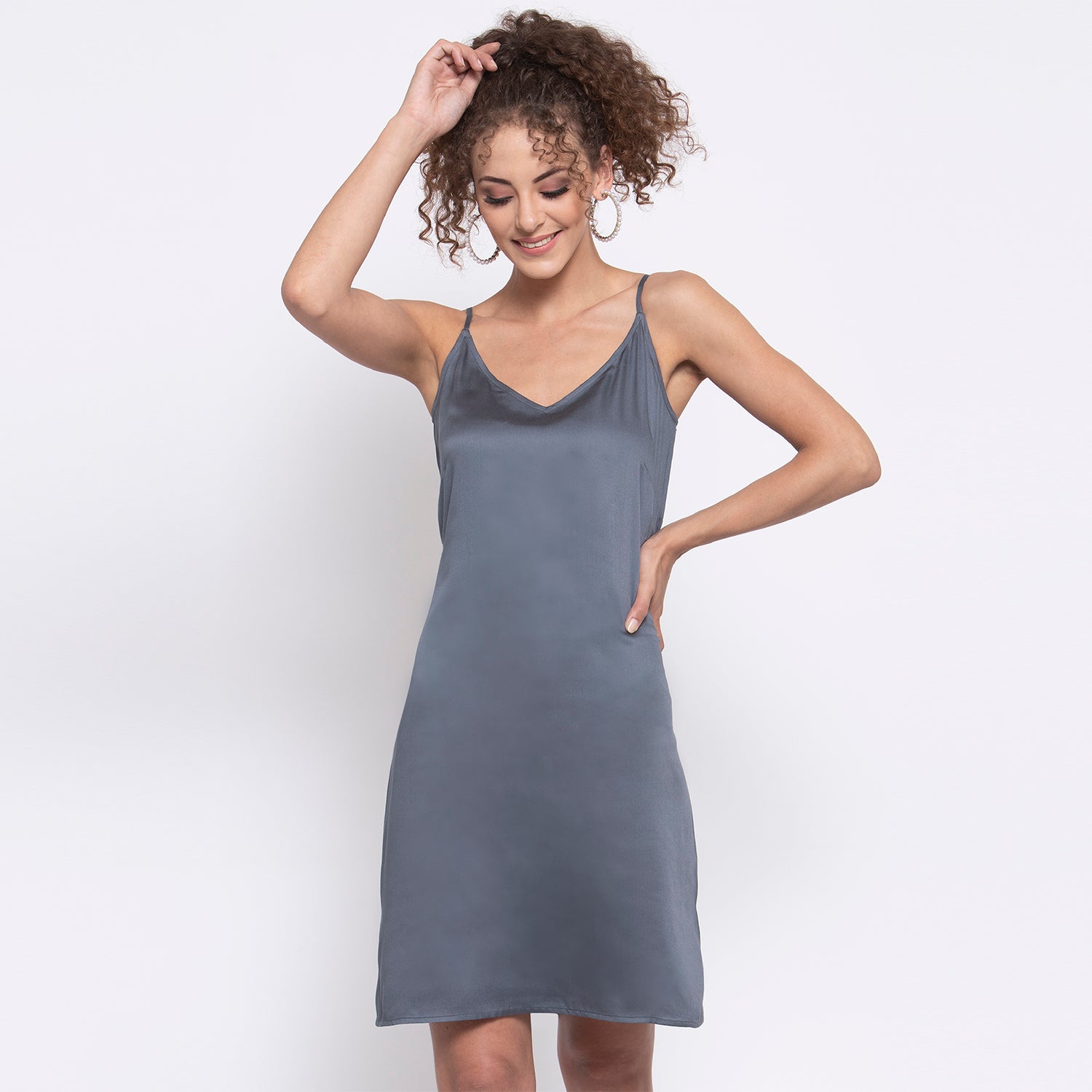 Buy Blue Spaghetti Dresses for Female-4