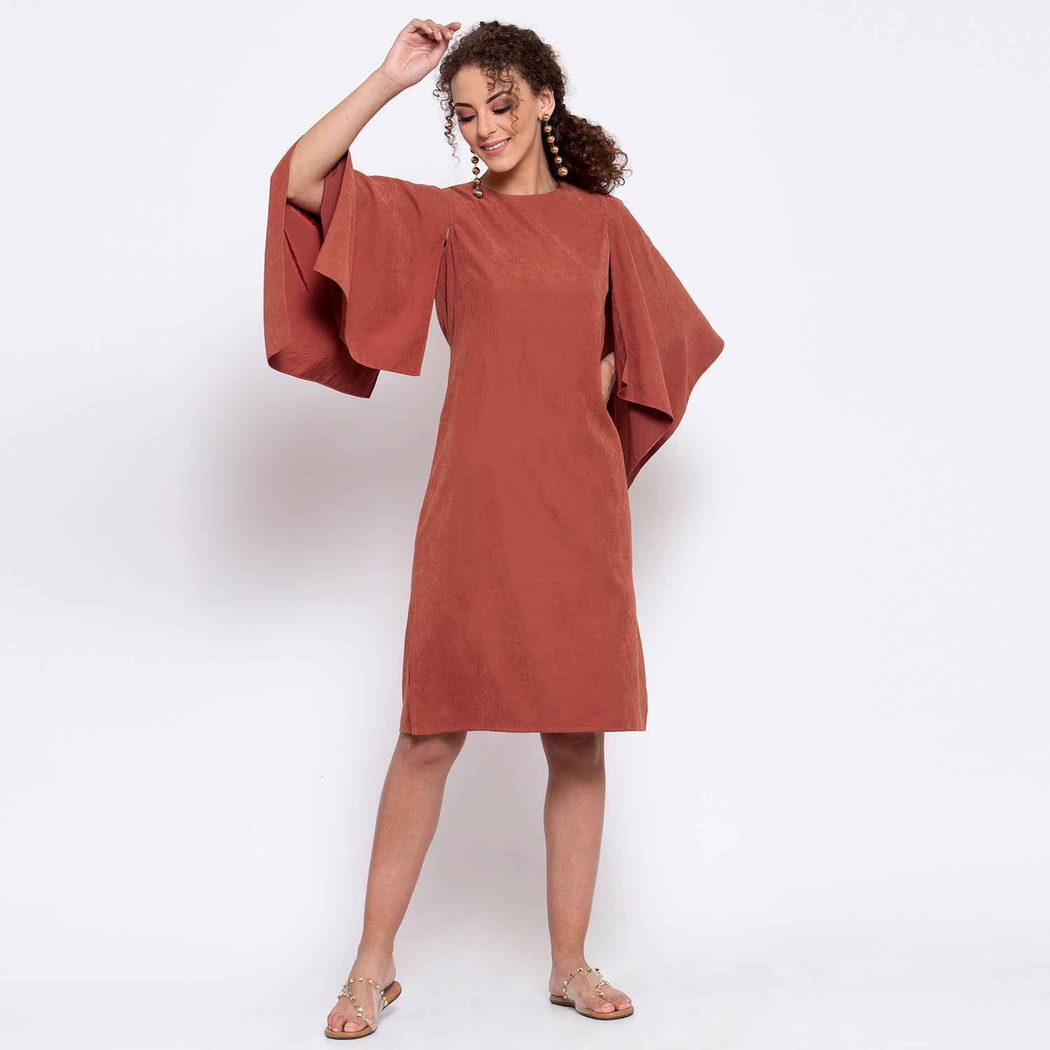 Buy Deep Rust Dresses for Women-3