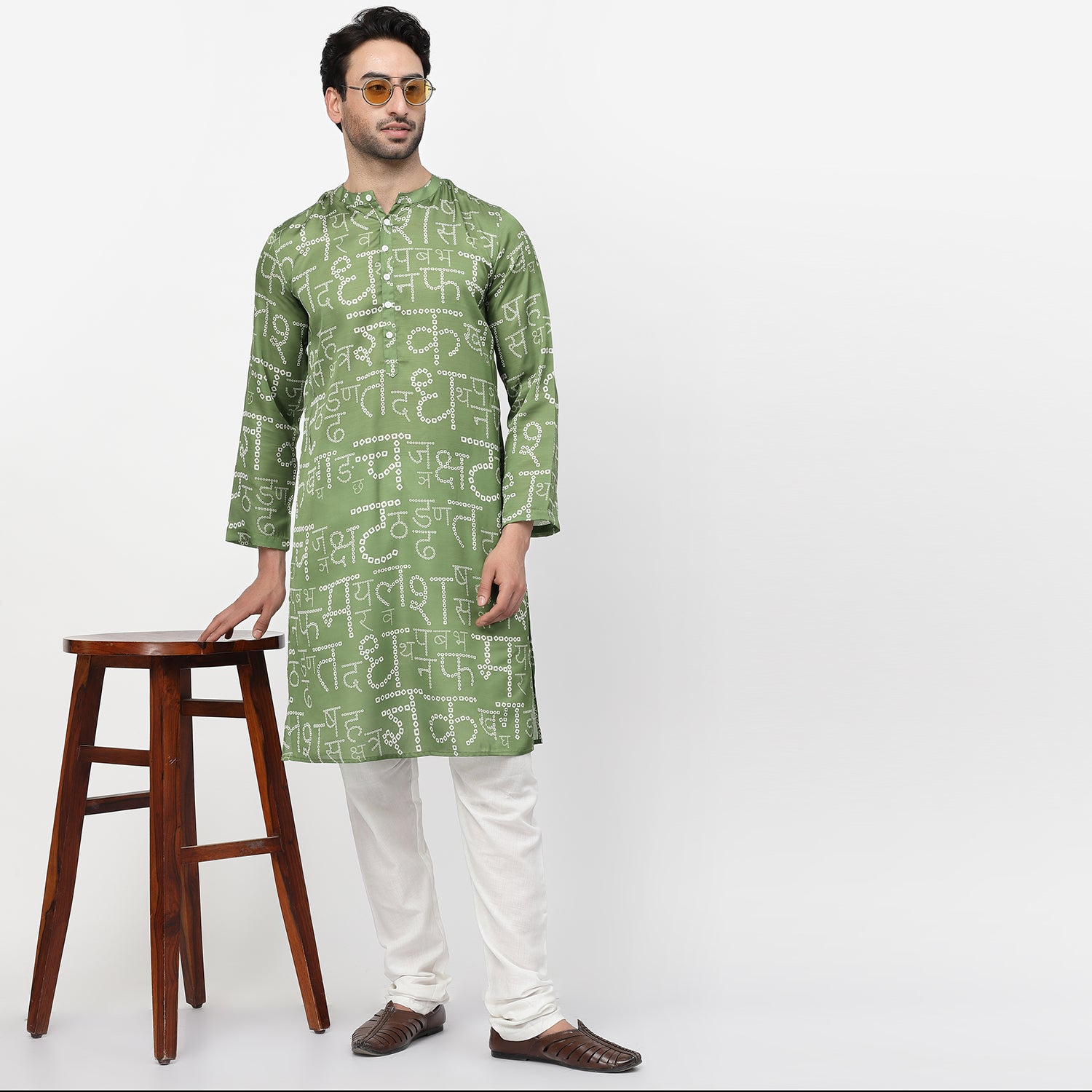 Hindi Bandhni Satin Kurta, men kurta ,designer kurta, Kurta design, kurta designs for men, men wear